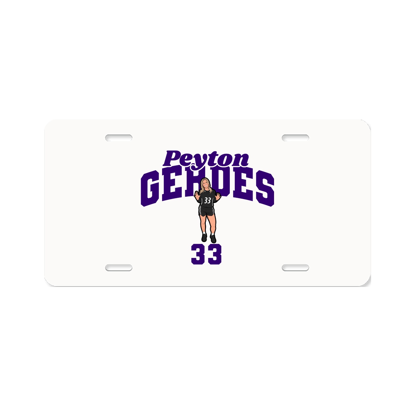 License Plate — Signature Arch in Classic