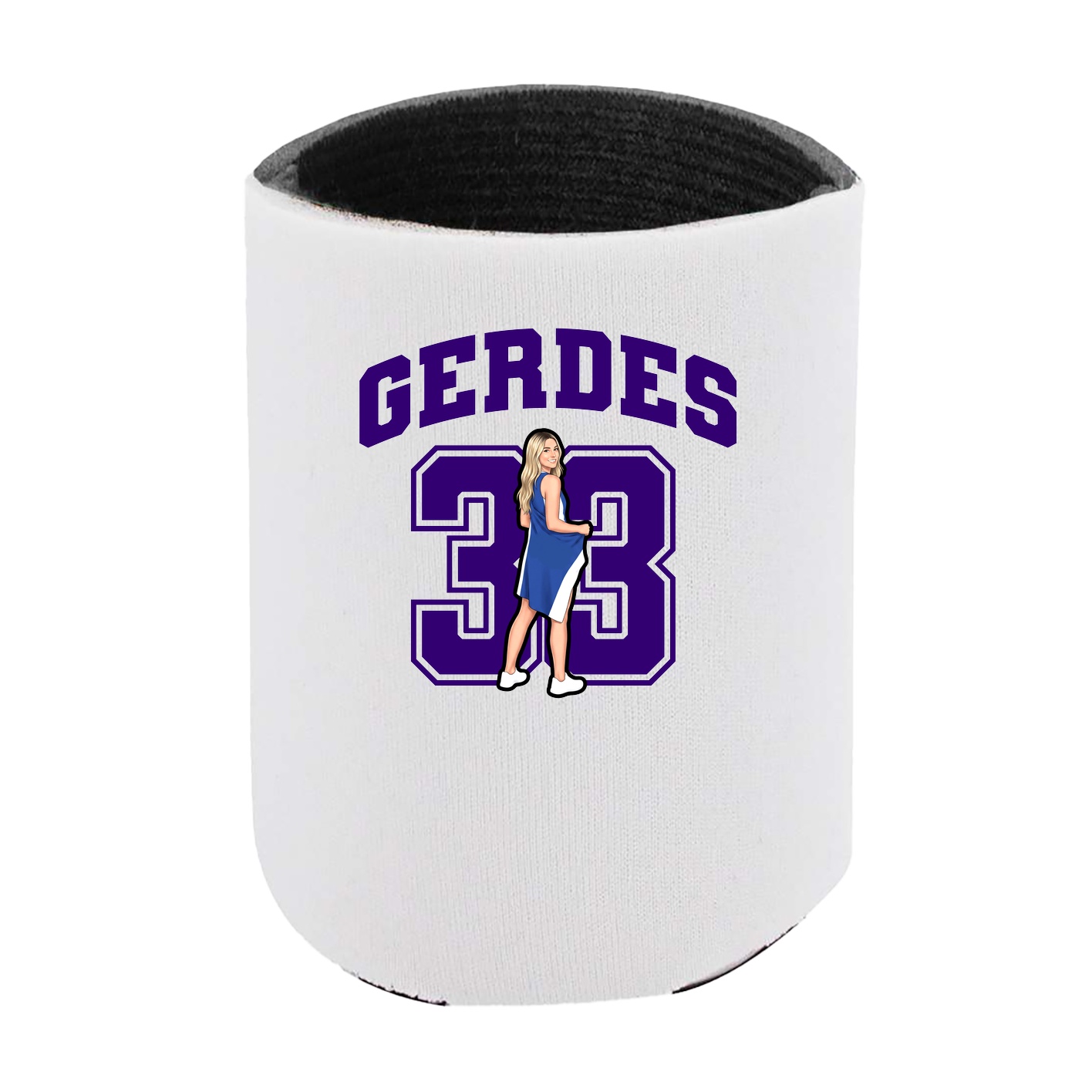 Can Holder — Number in White