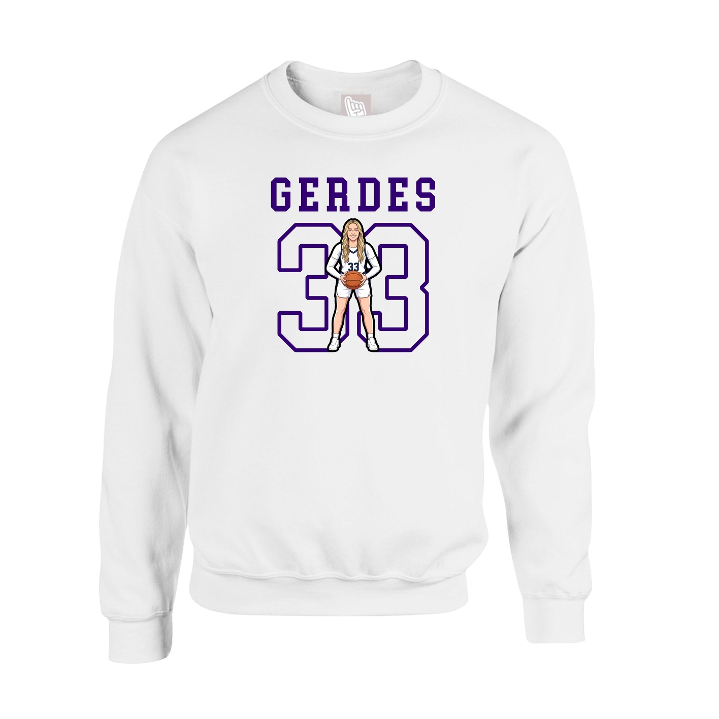 Fleece Crew — Shirsey in White