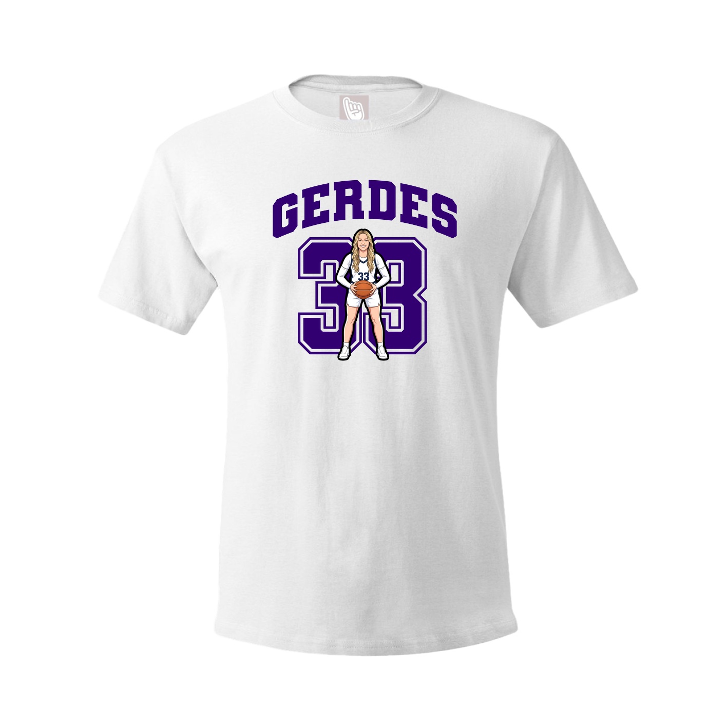 Tee — Number in White
