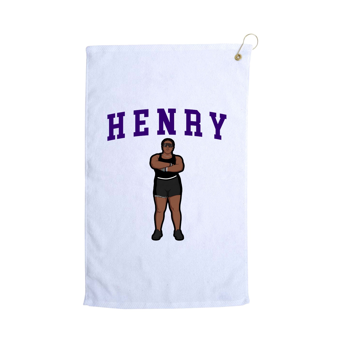 Golf Towel — Shirsey in White