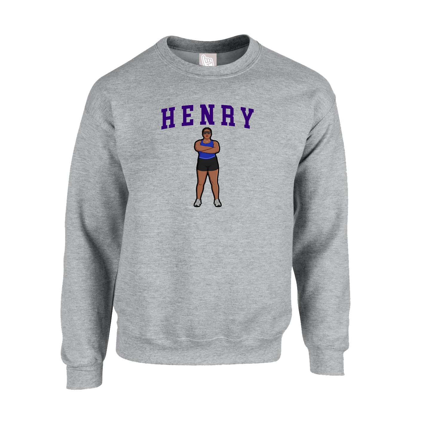 Fleece Crew — Shirsey in Grey