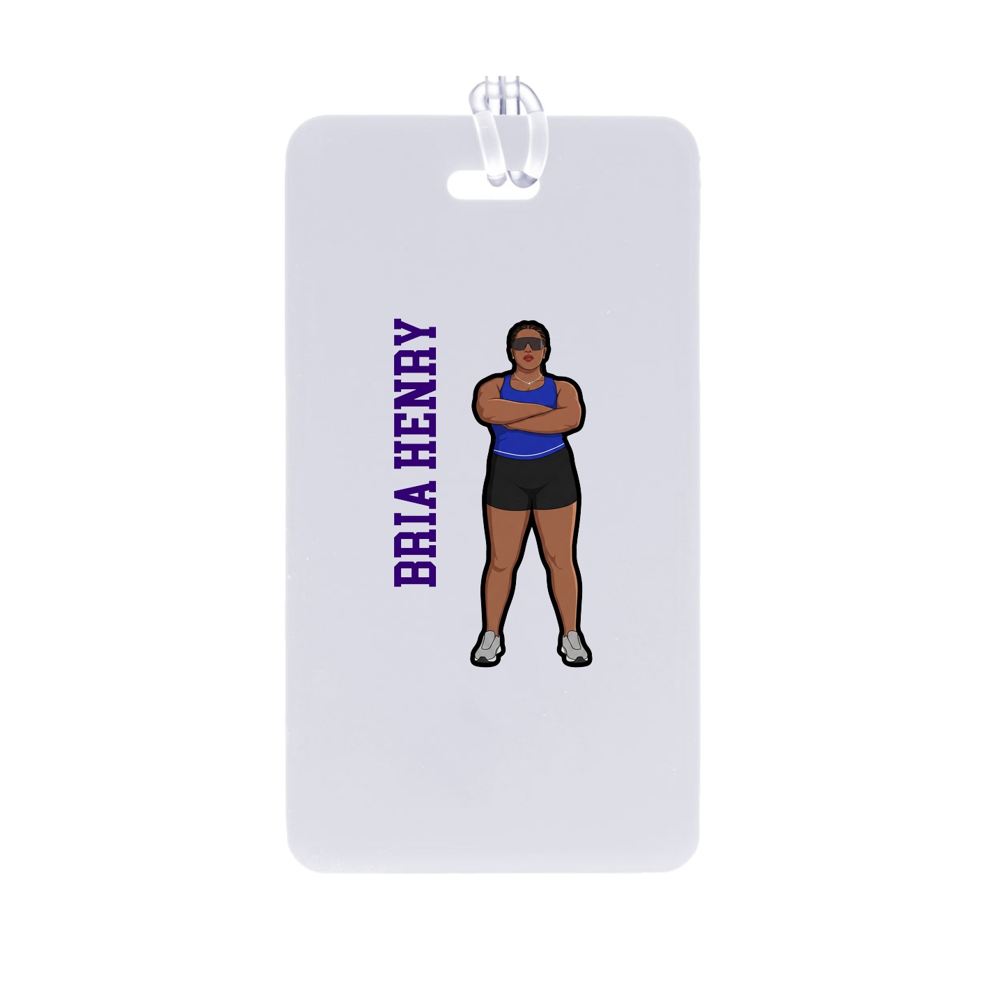 Bag Tag — Name Vertical in Classic