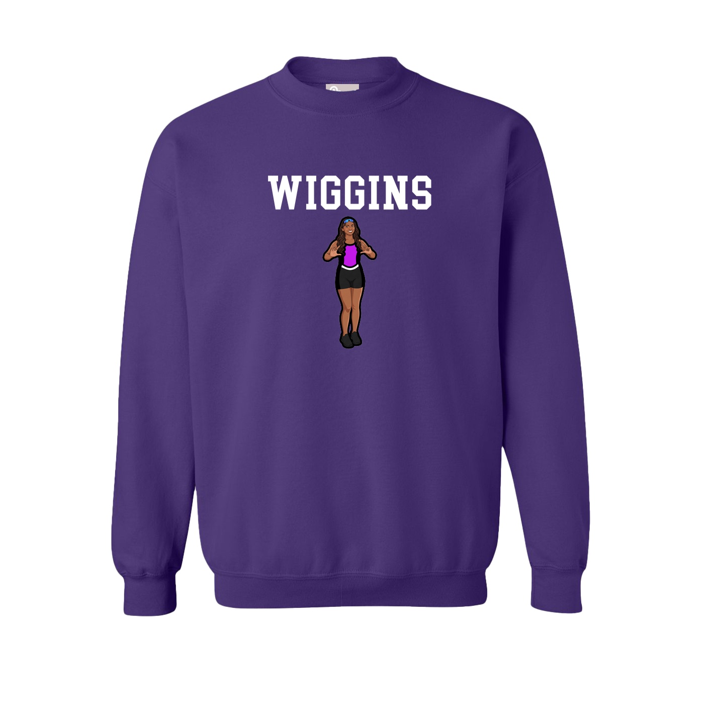 Fleece Crew — Shirsey in Purple