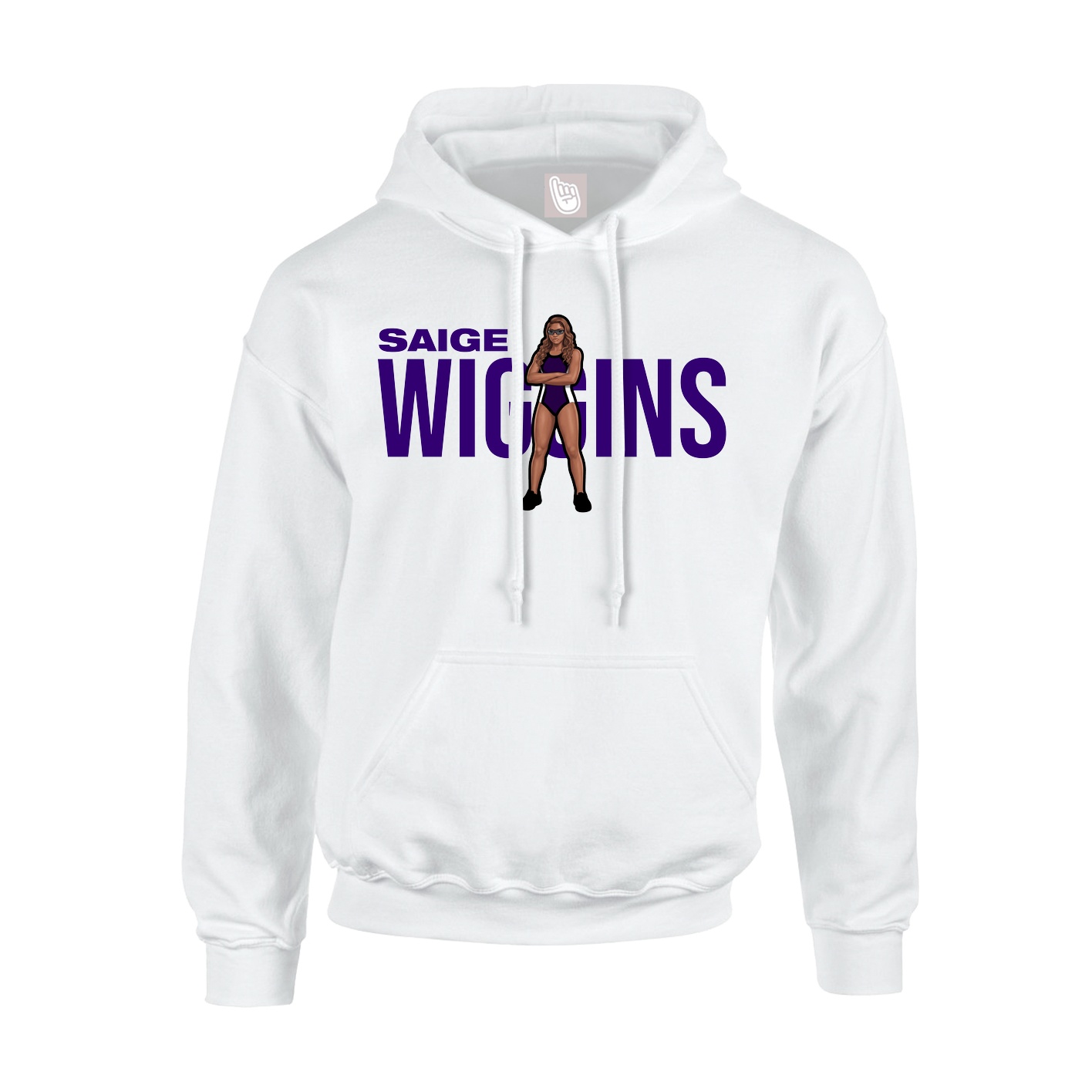 Hoodie — Player Name in White
