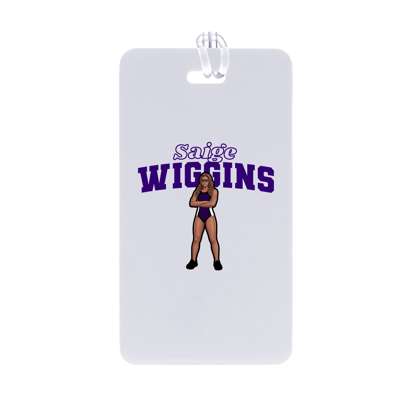 Bag Tag — Name Arch in Classic