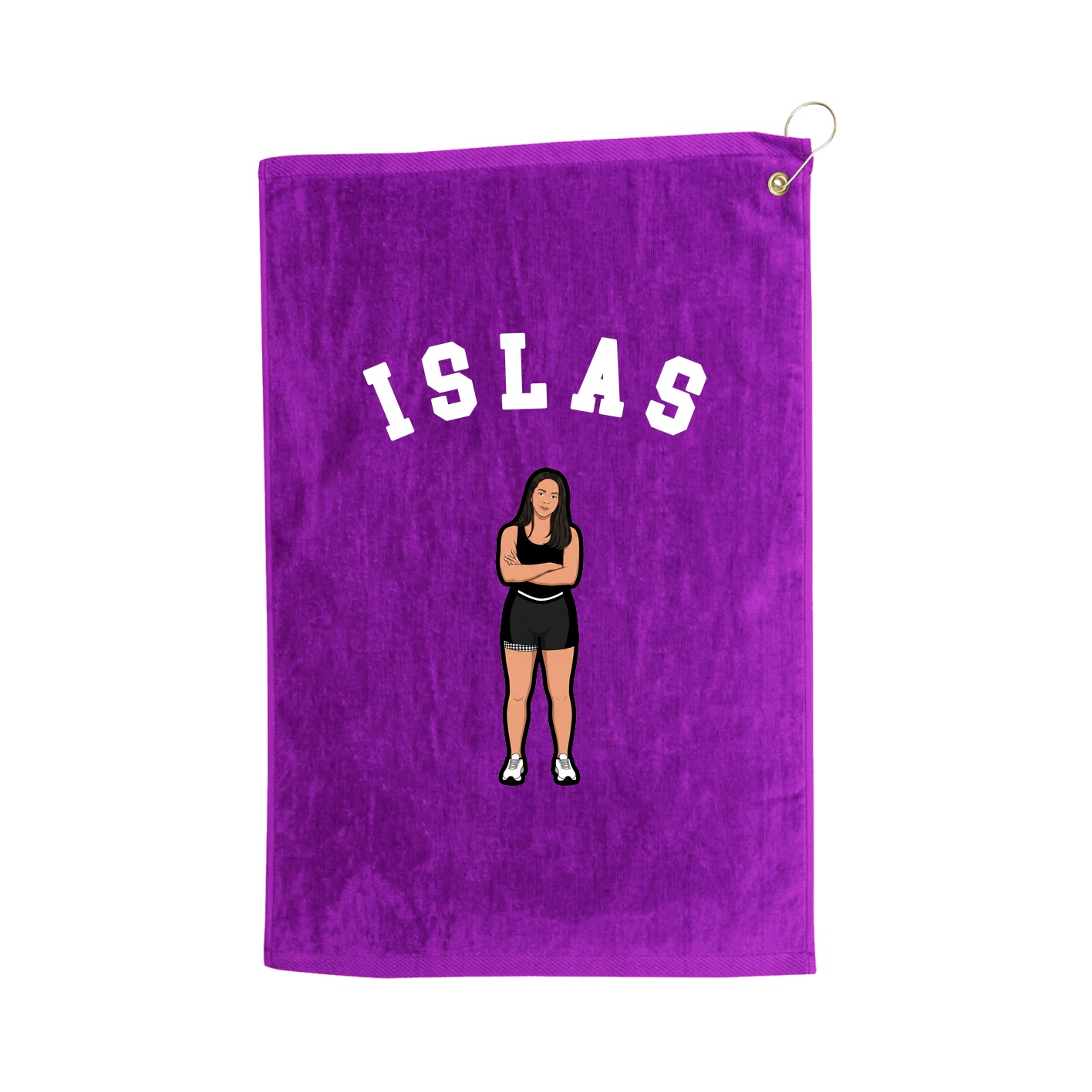 Golf Towel — Shirsey Arch in Purple
