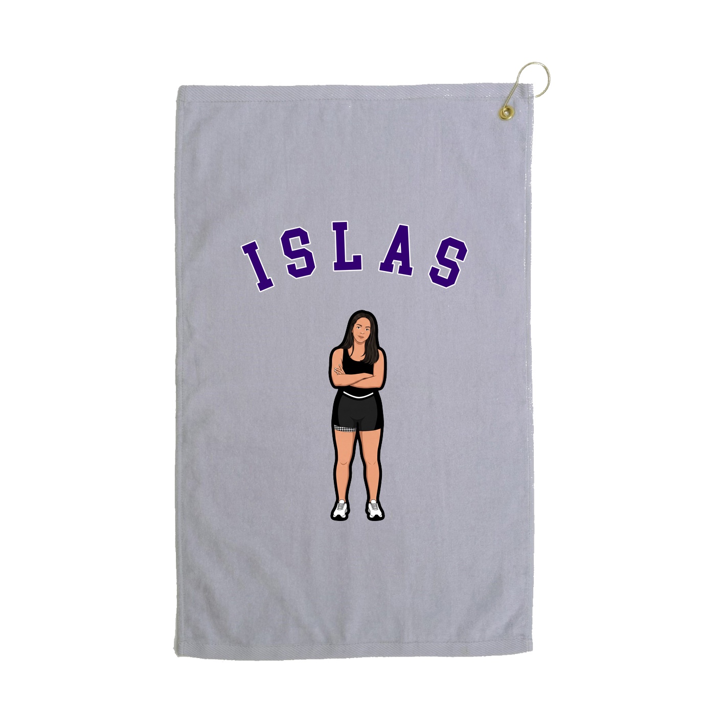 Golf Towel — Shirsey Arch in Grey