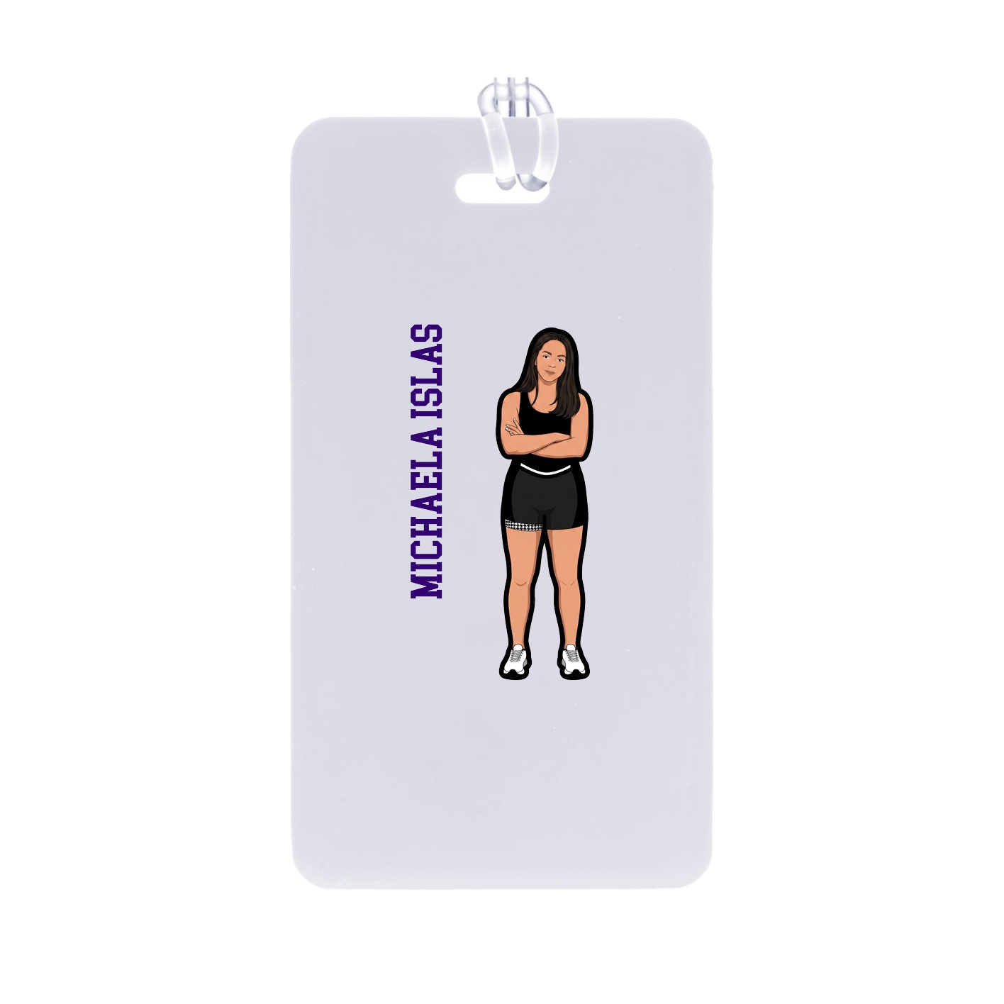 Bag Tag — Name Vertical in Classic