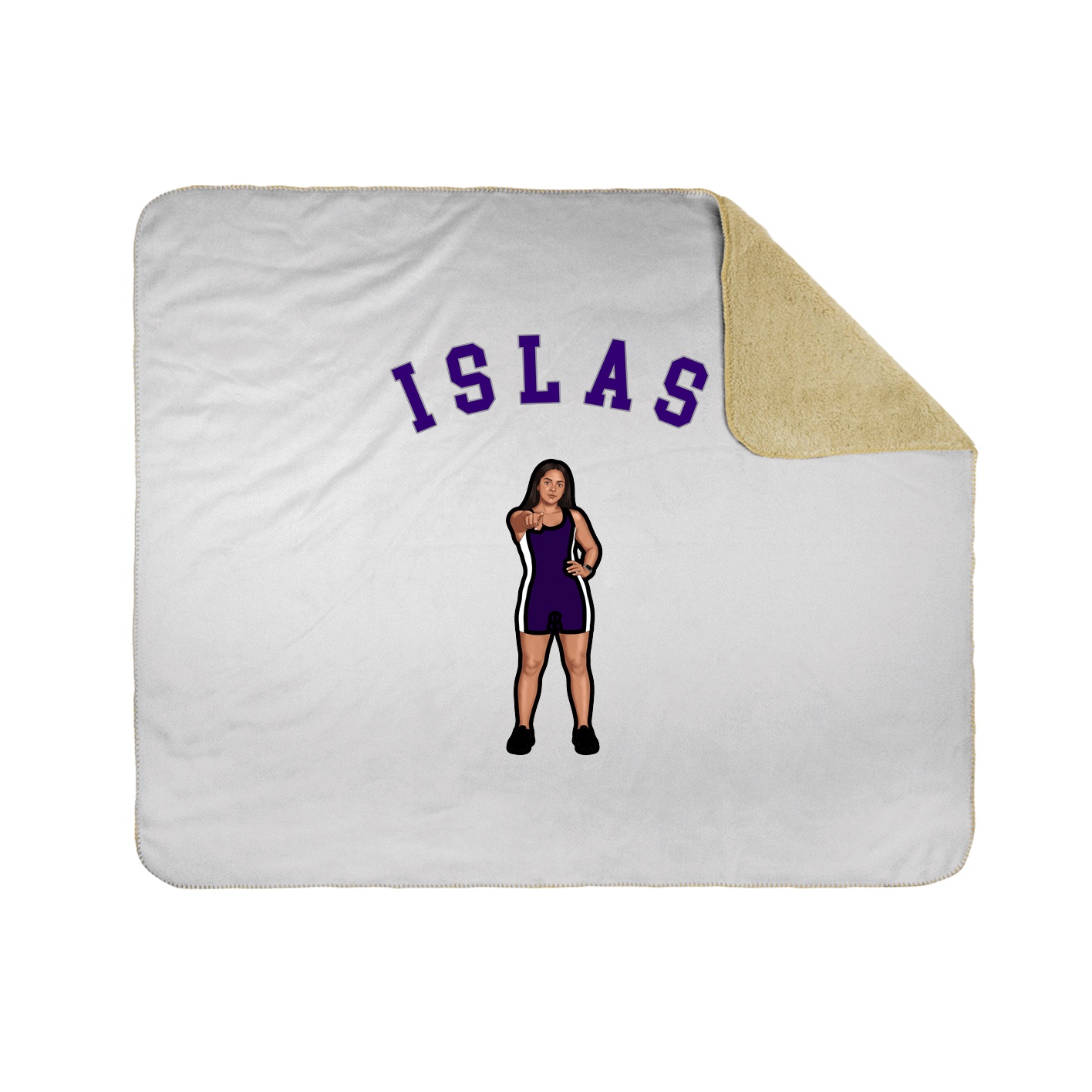 Throw Blanket — Shirsey Arch in White