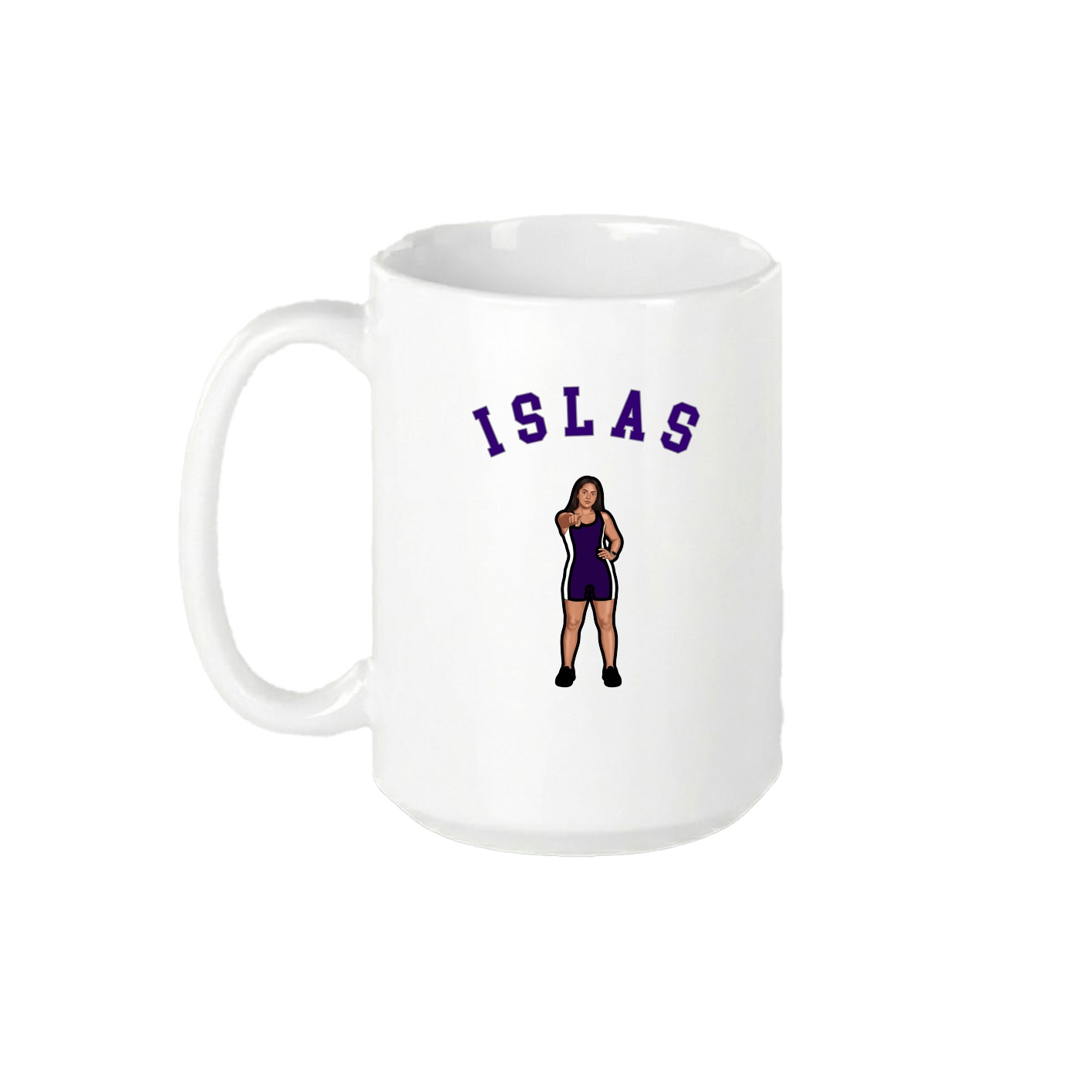 15oz Coffee Mug — Shirsey Arch in White