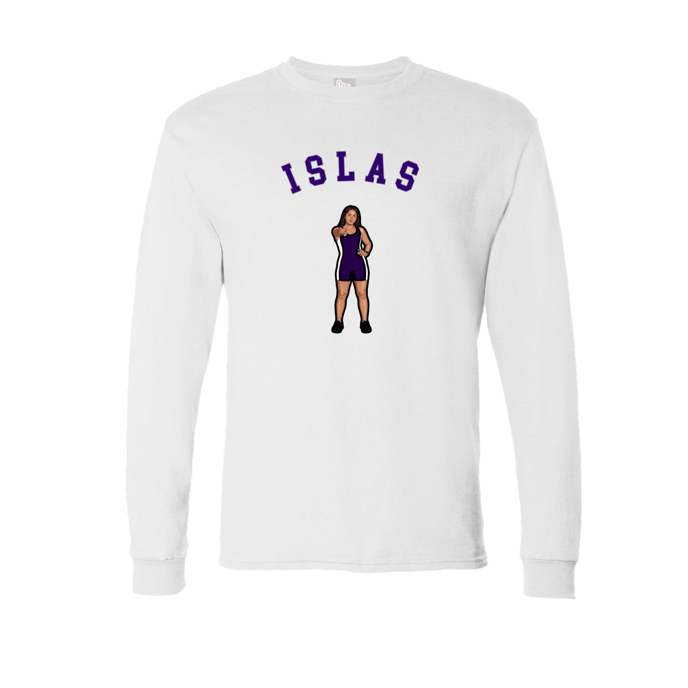 Long Sleeve Tee — Shirsey Arch in White
