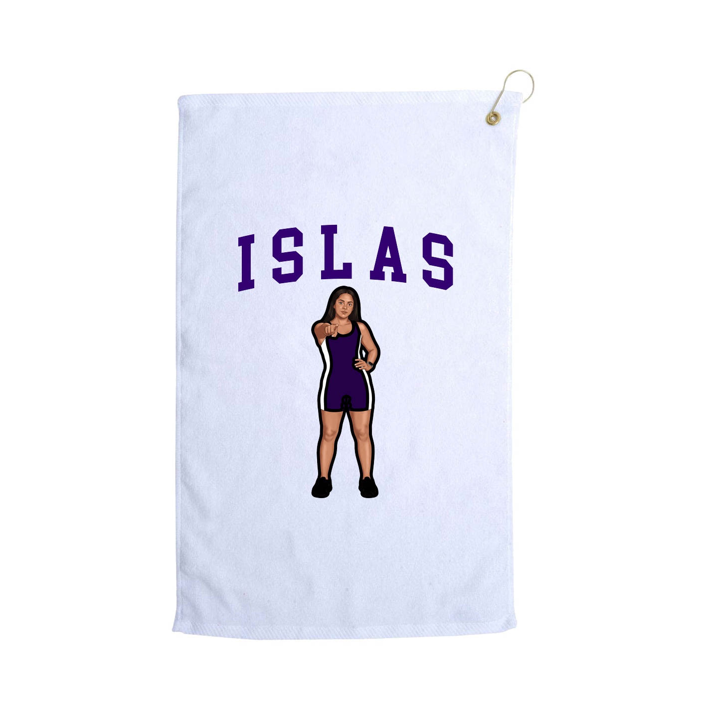 Golf Towel — Shirsey in White