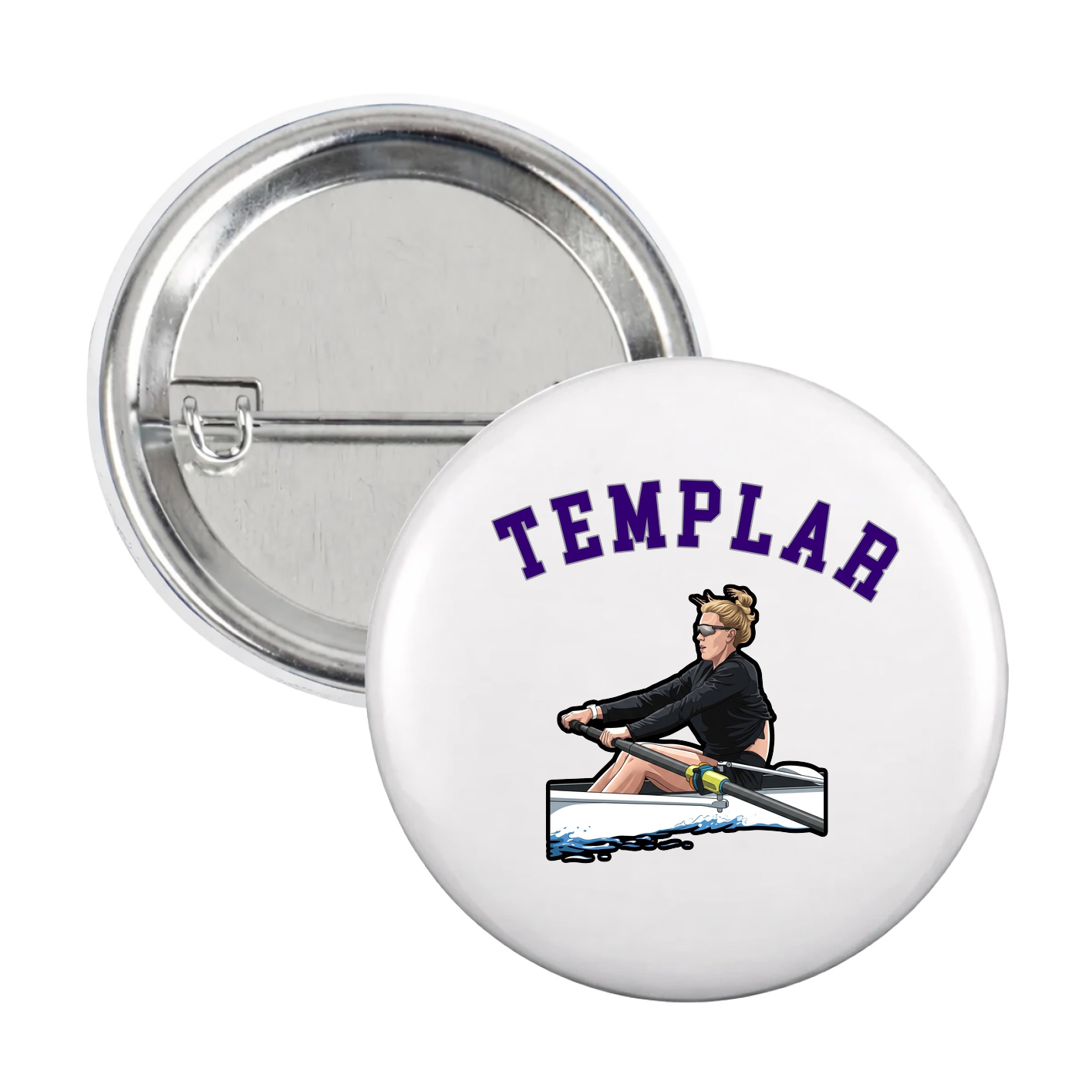 Game Day Button — Shirsey Arch in White