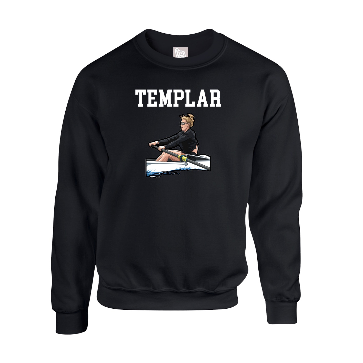 Fleece Crew — Shirsey in Black