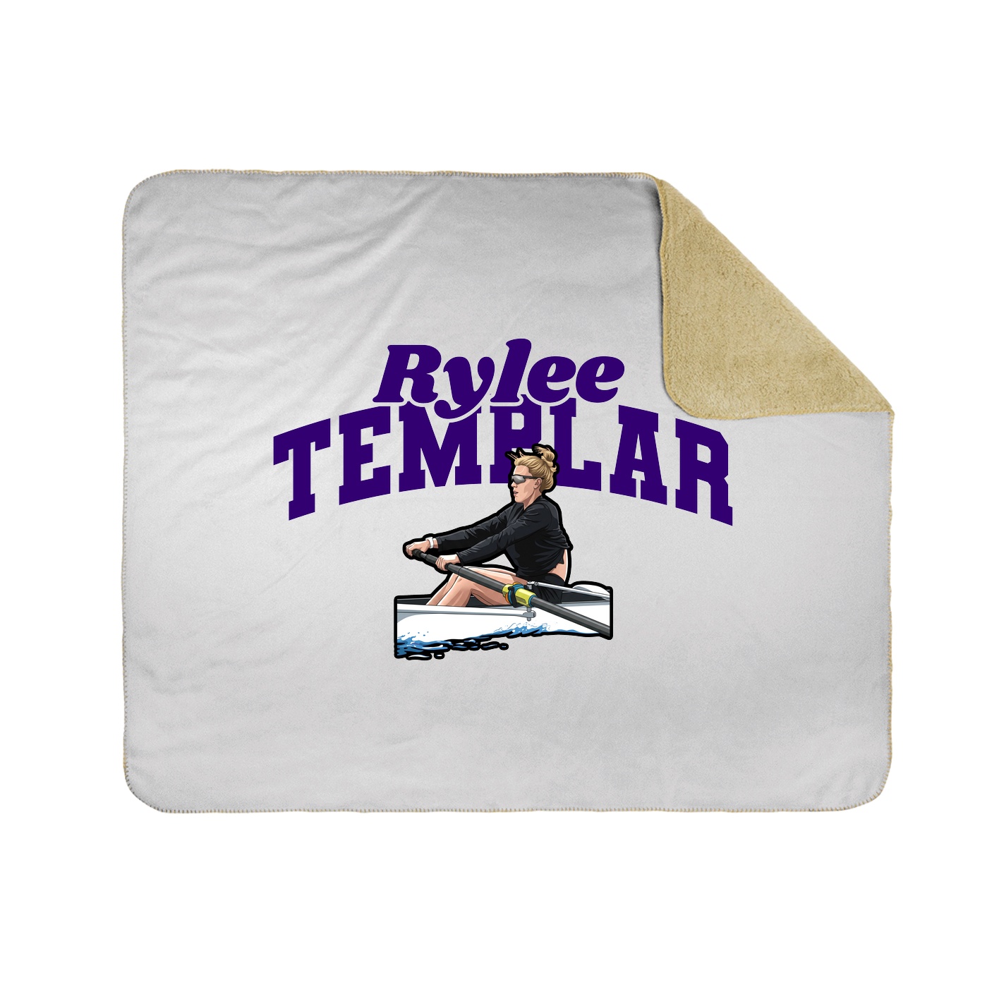 Throw Blanket — Signature Arch in White