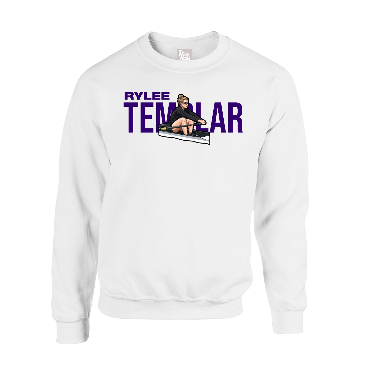 Fleece Crew — Player Name in White