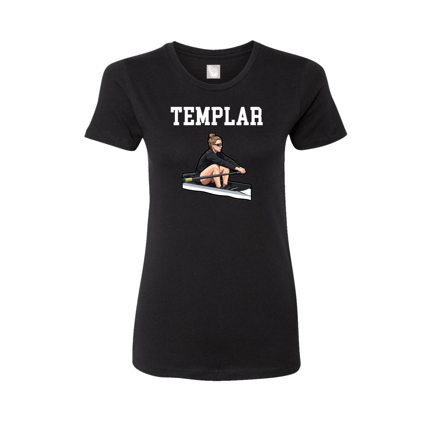 Fitted Women's Tee — Shirsey in Black