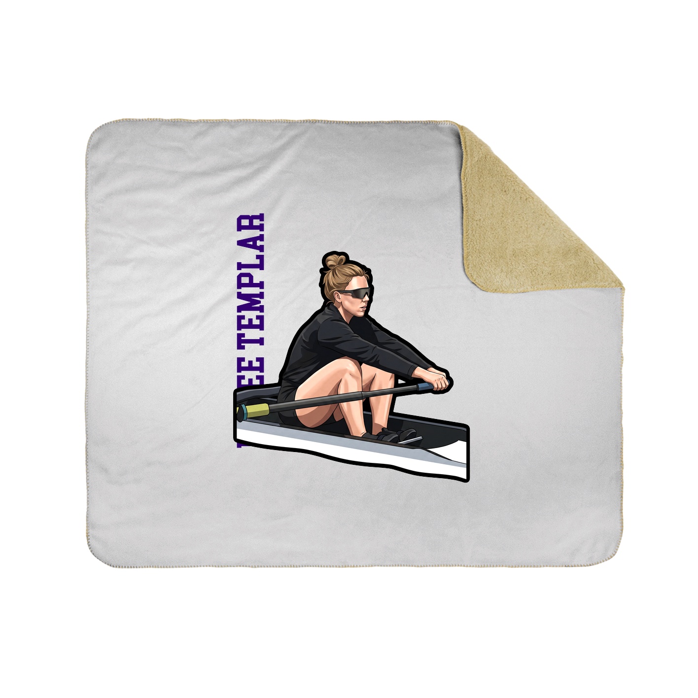 50x60 Sherpa Lined Throw Blanket