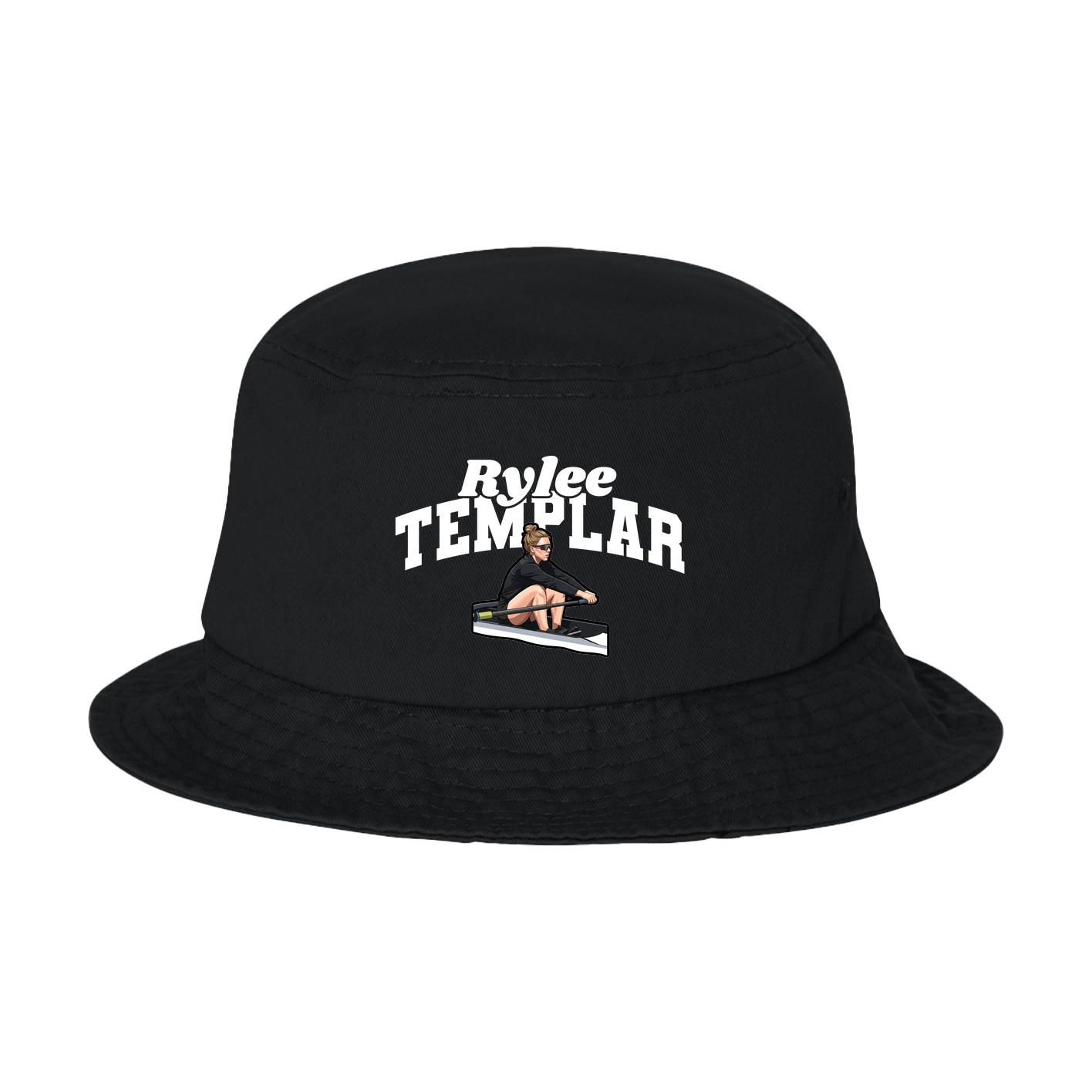 Bucket Cap — Signature Arch in Black