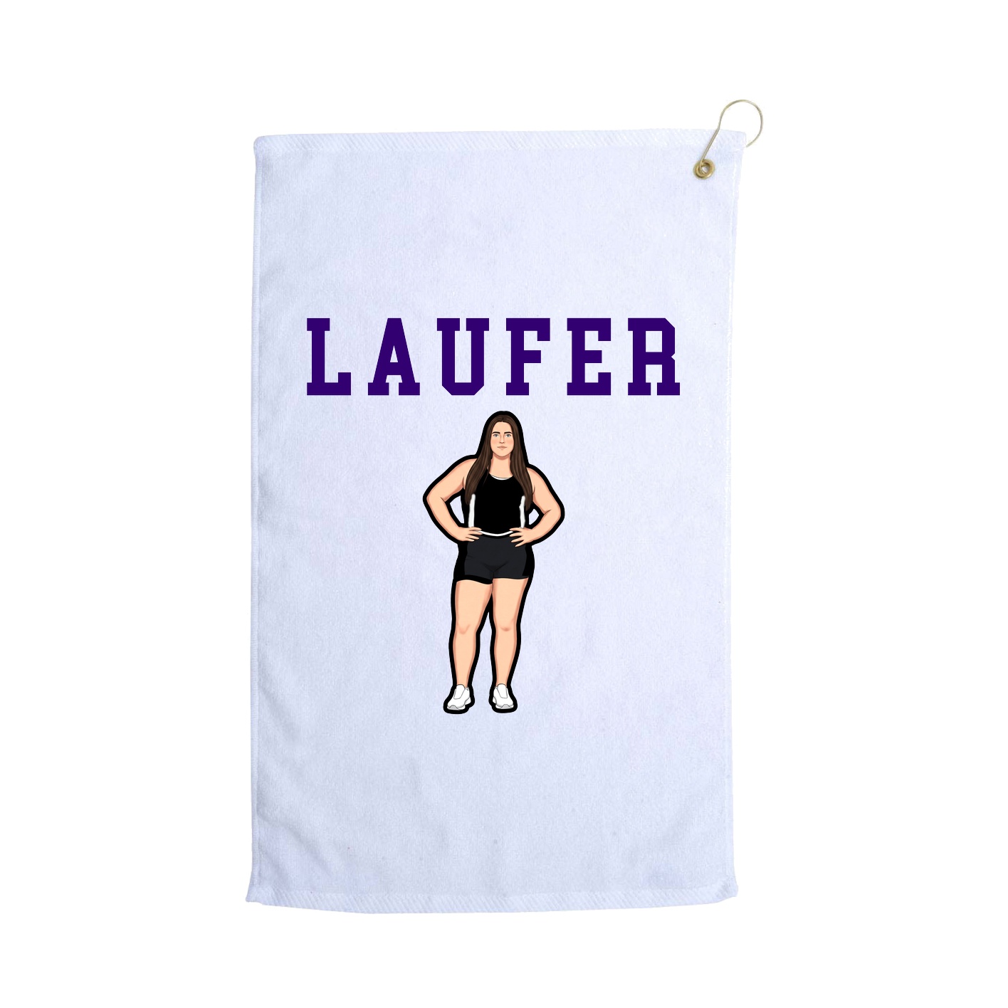 Golf Towel — Shirsey in White