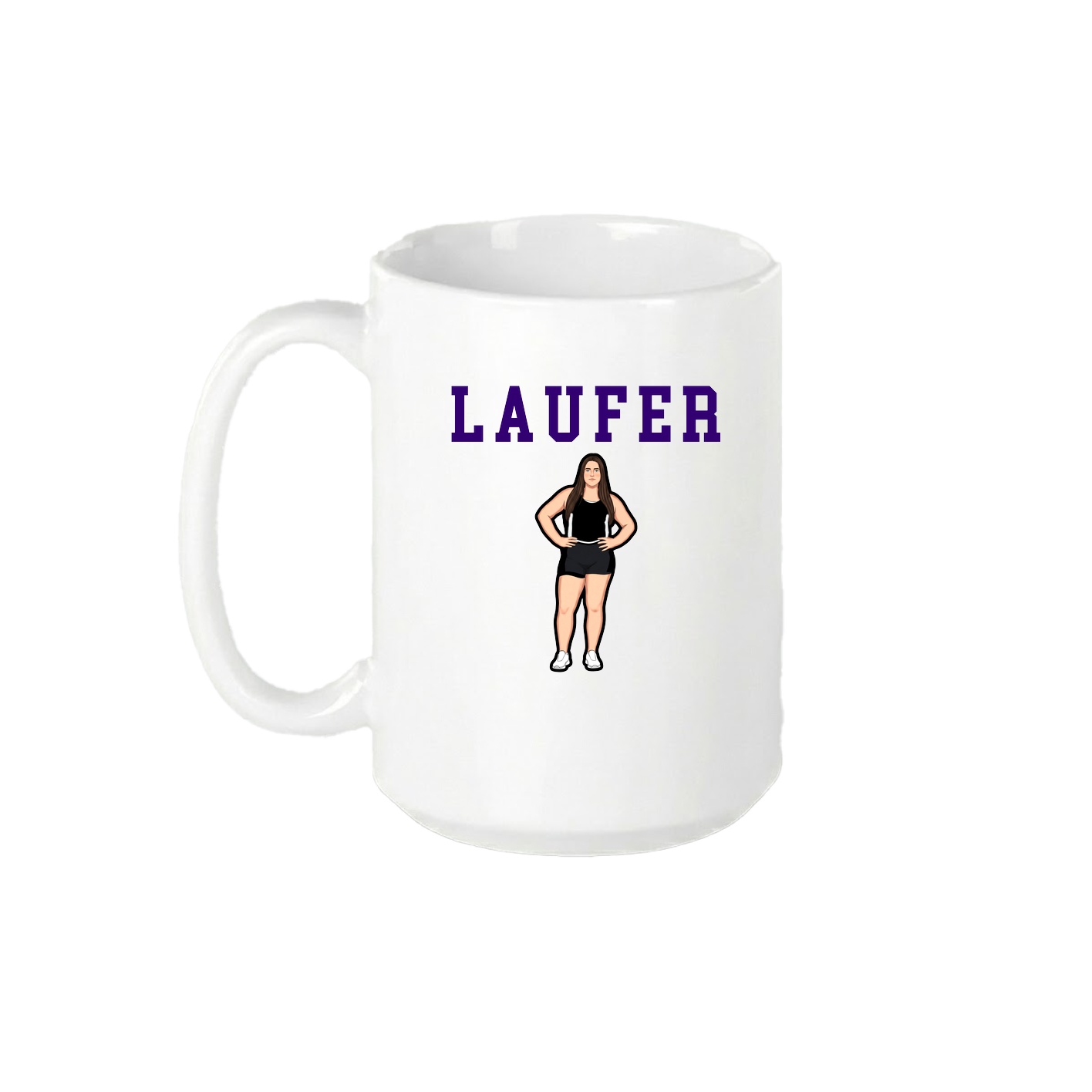 15oz Coffee Mug — Shirsey in White