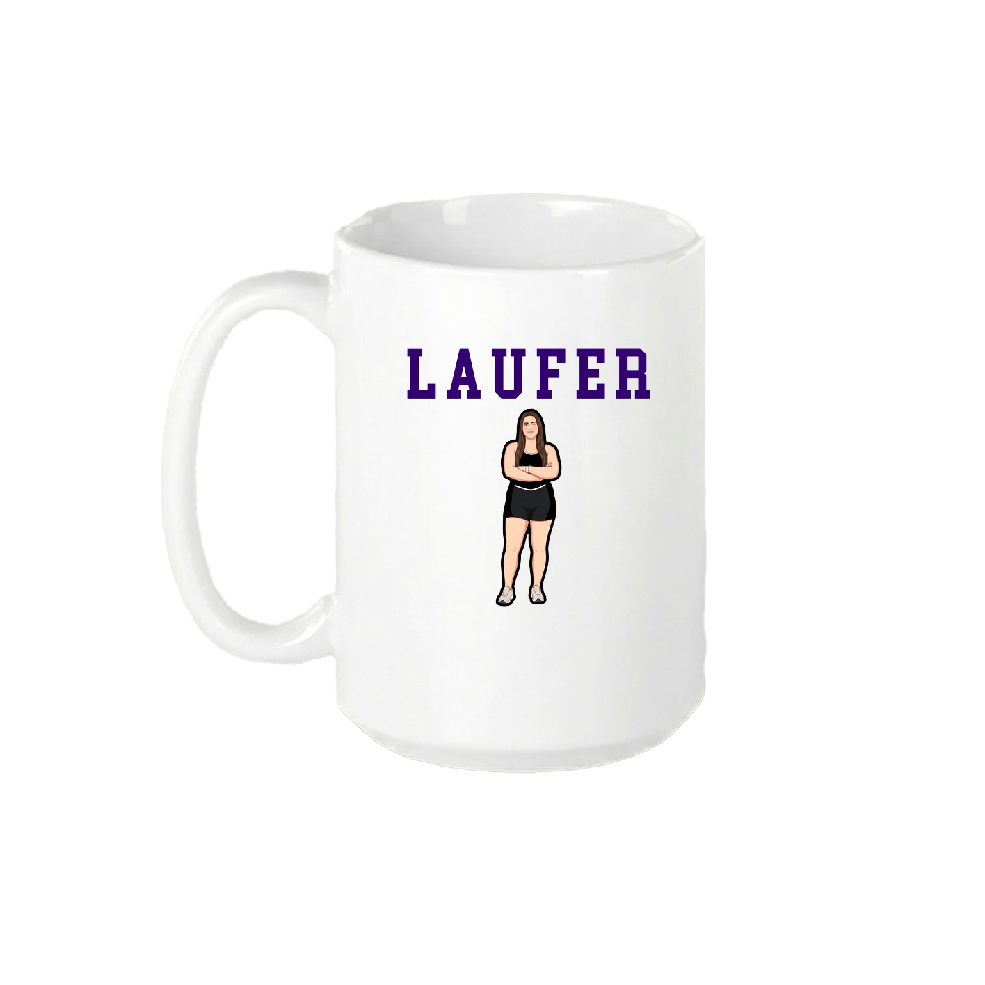 15oz Coffee Mug — Shirsey in White