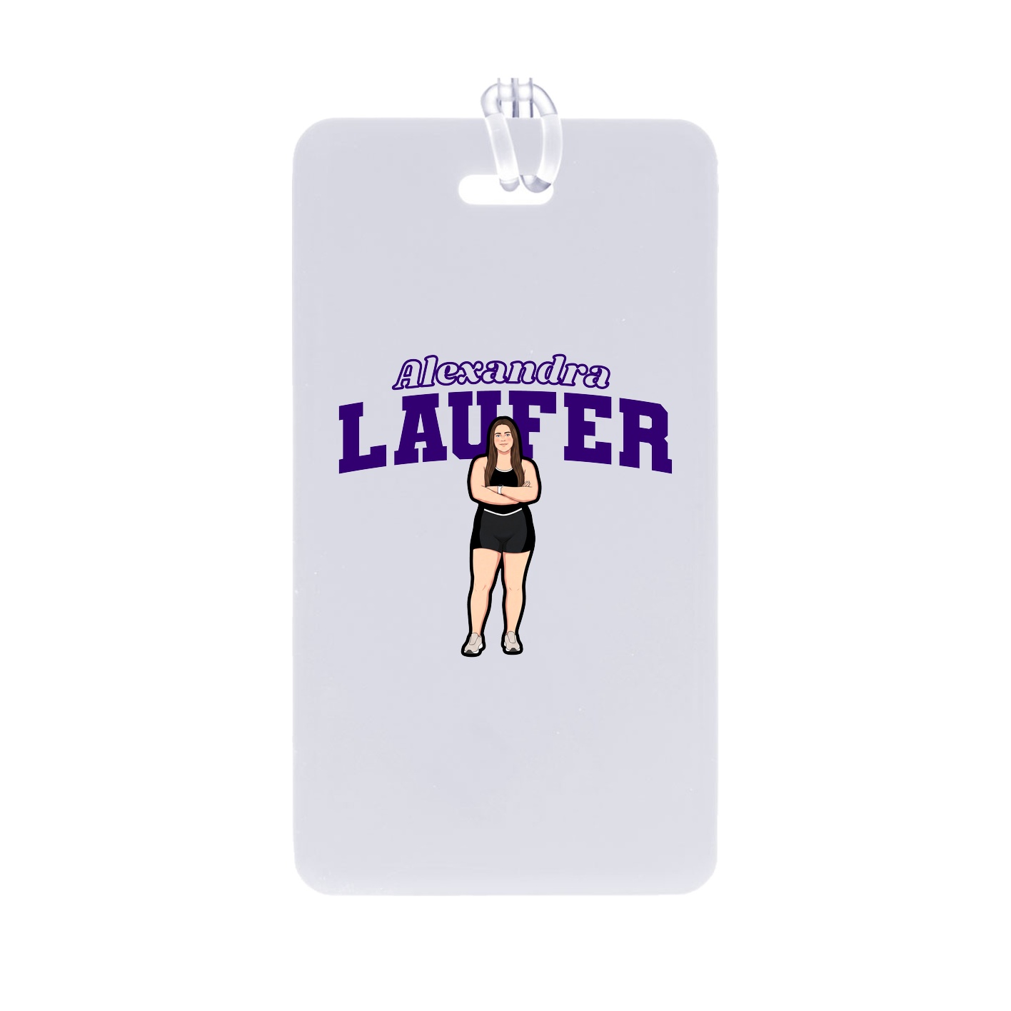 Bag Tag — Name Arch in Classic