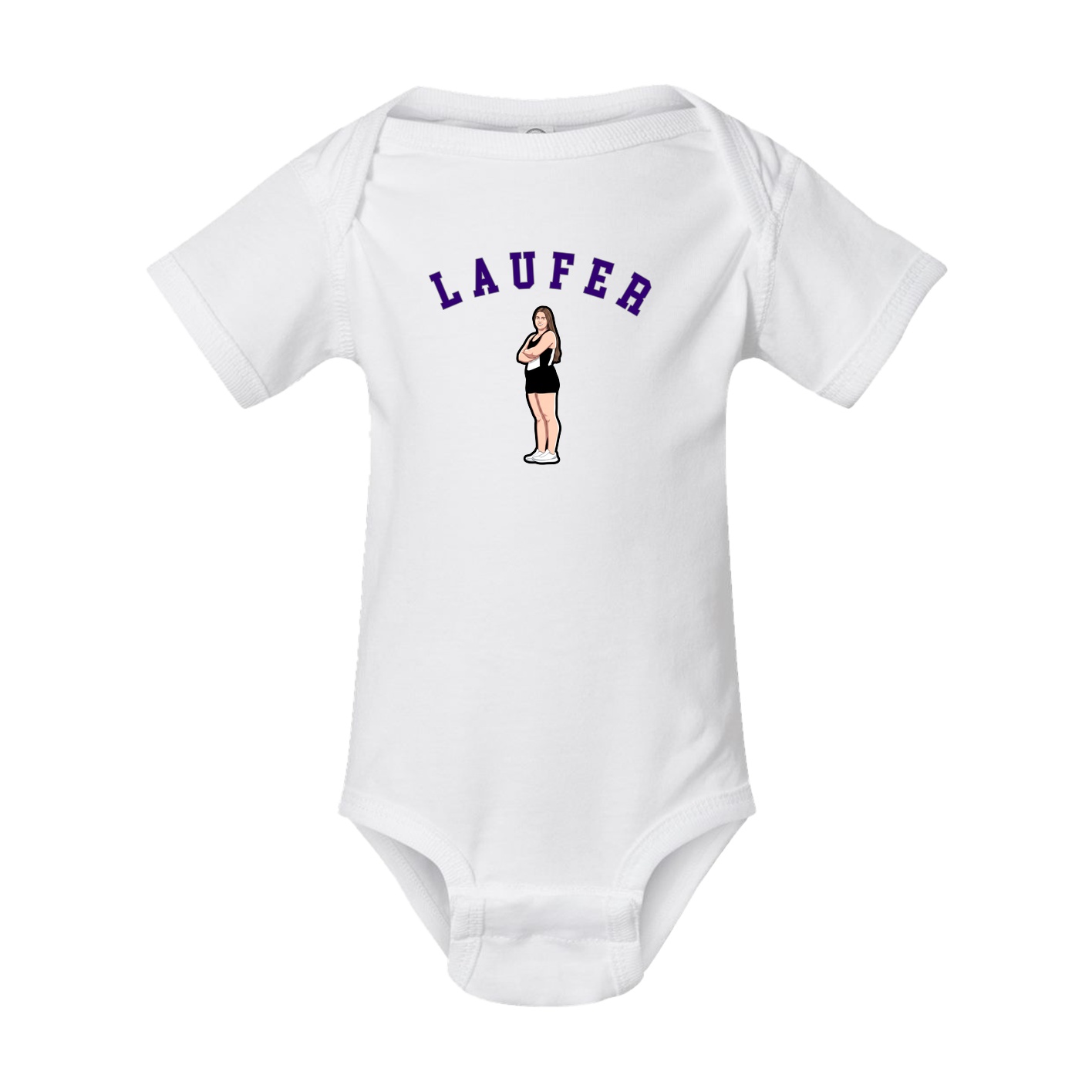Baby Onesie — Shirsey Arch in White