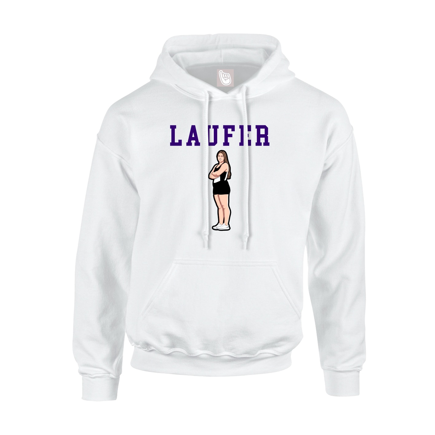 Youth Hoodie — Shirsey in White
