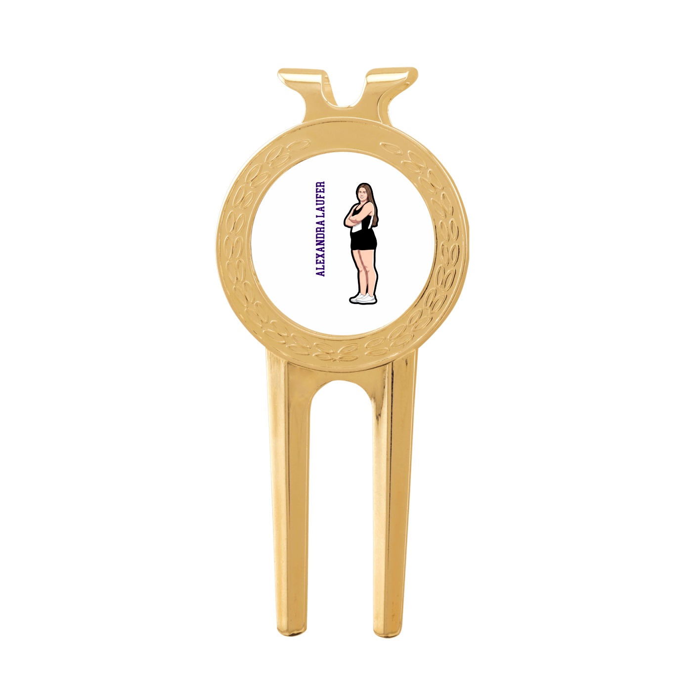 Divot Tool with Ball Marker — Name Vertical in Classic
