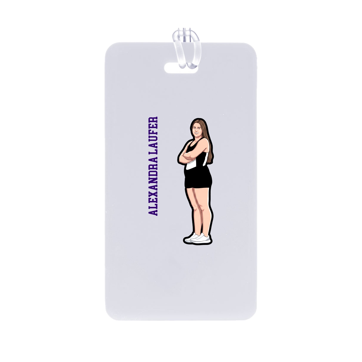 Bag Tag — Name Vertical in Classic