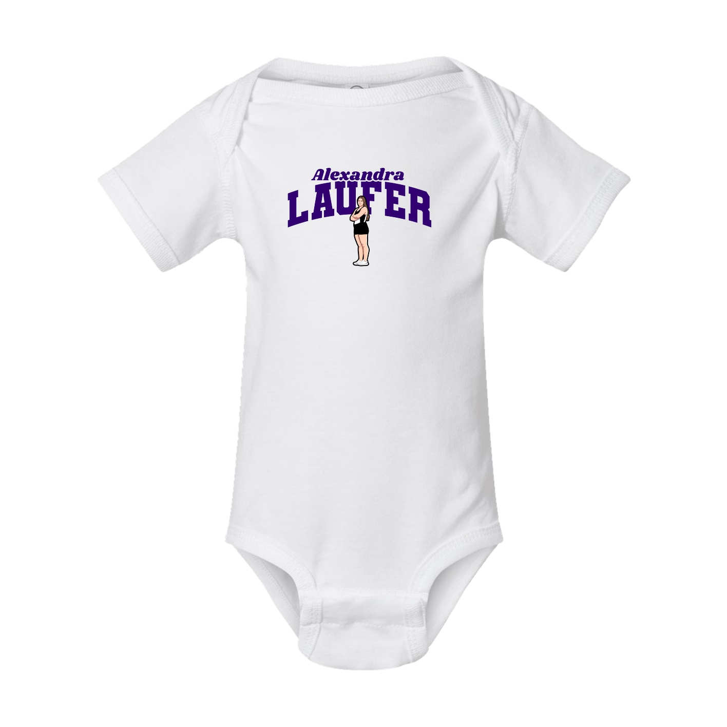Baby Onesie — Signature Arch in White