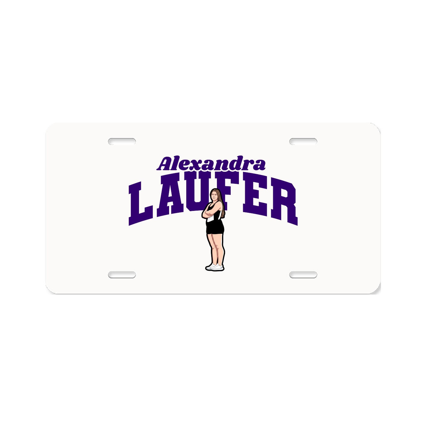 License Plate — Signature Arch in Classic