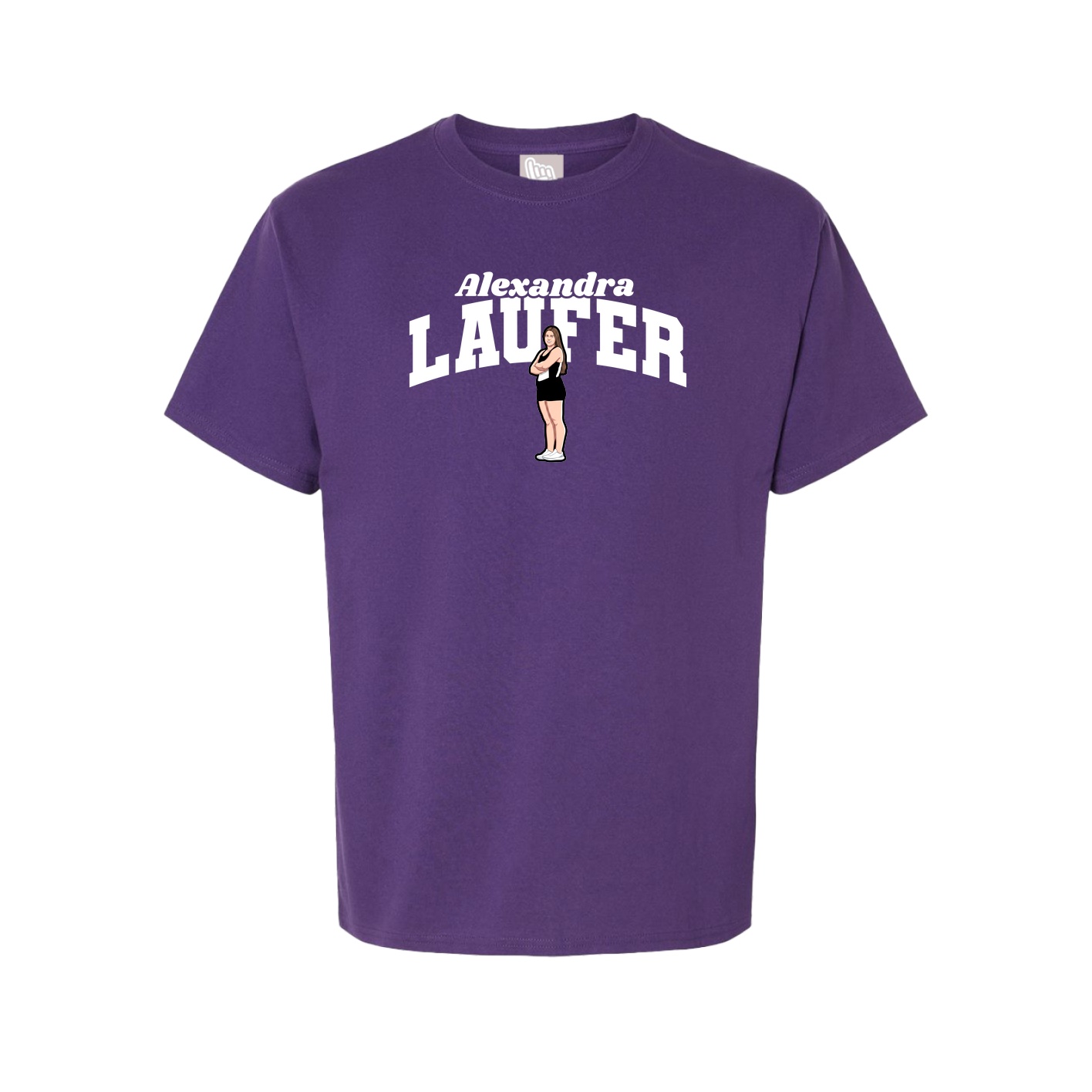 Tee — Signature Arch in Purple