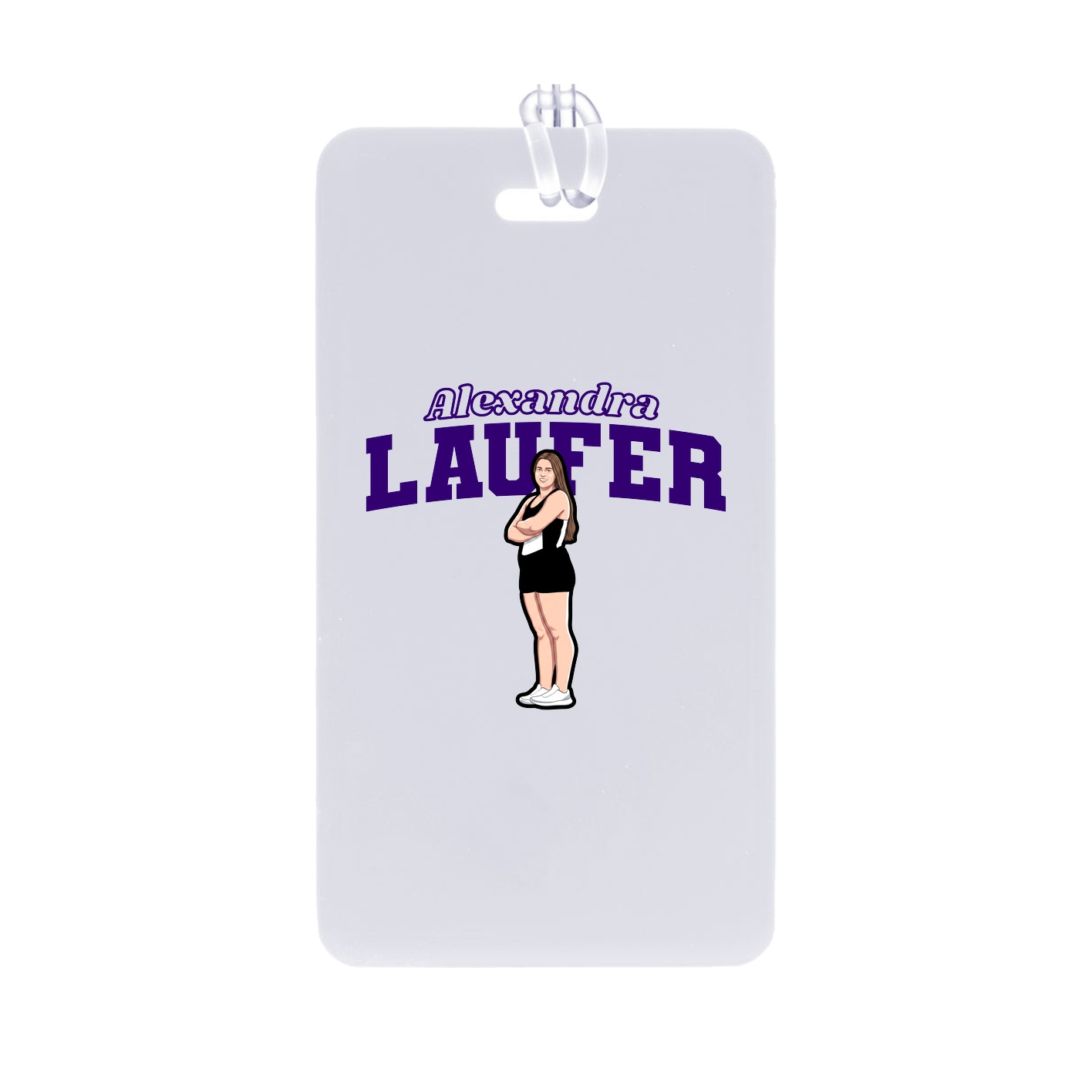 Bag Tag — Name Arch in Classic