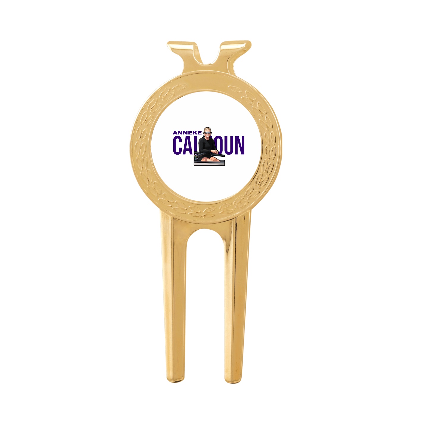 Divot Tool with Ball Marker — Player Name in Classic