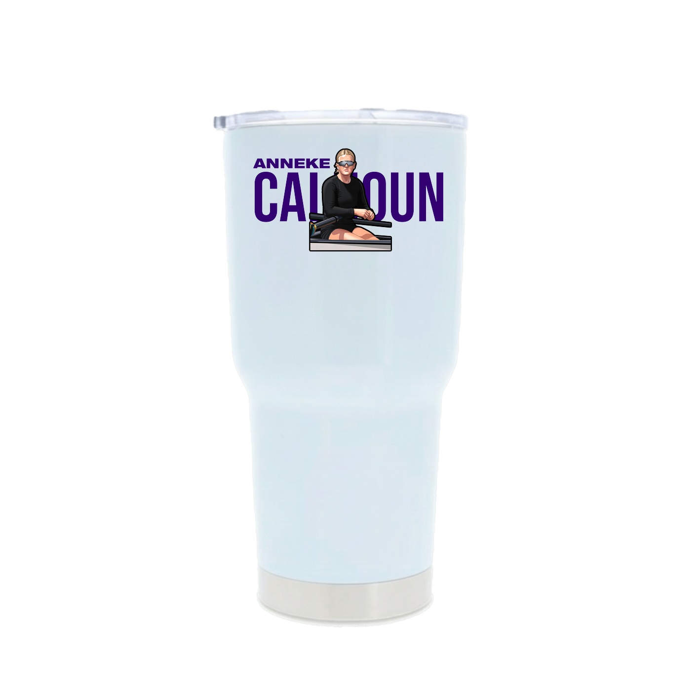 30oz Stainless Steel Tumbler — Player Name in White