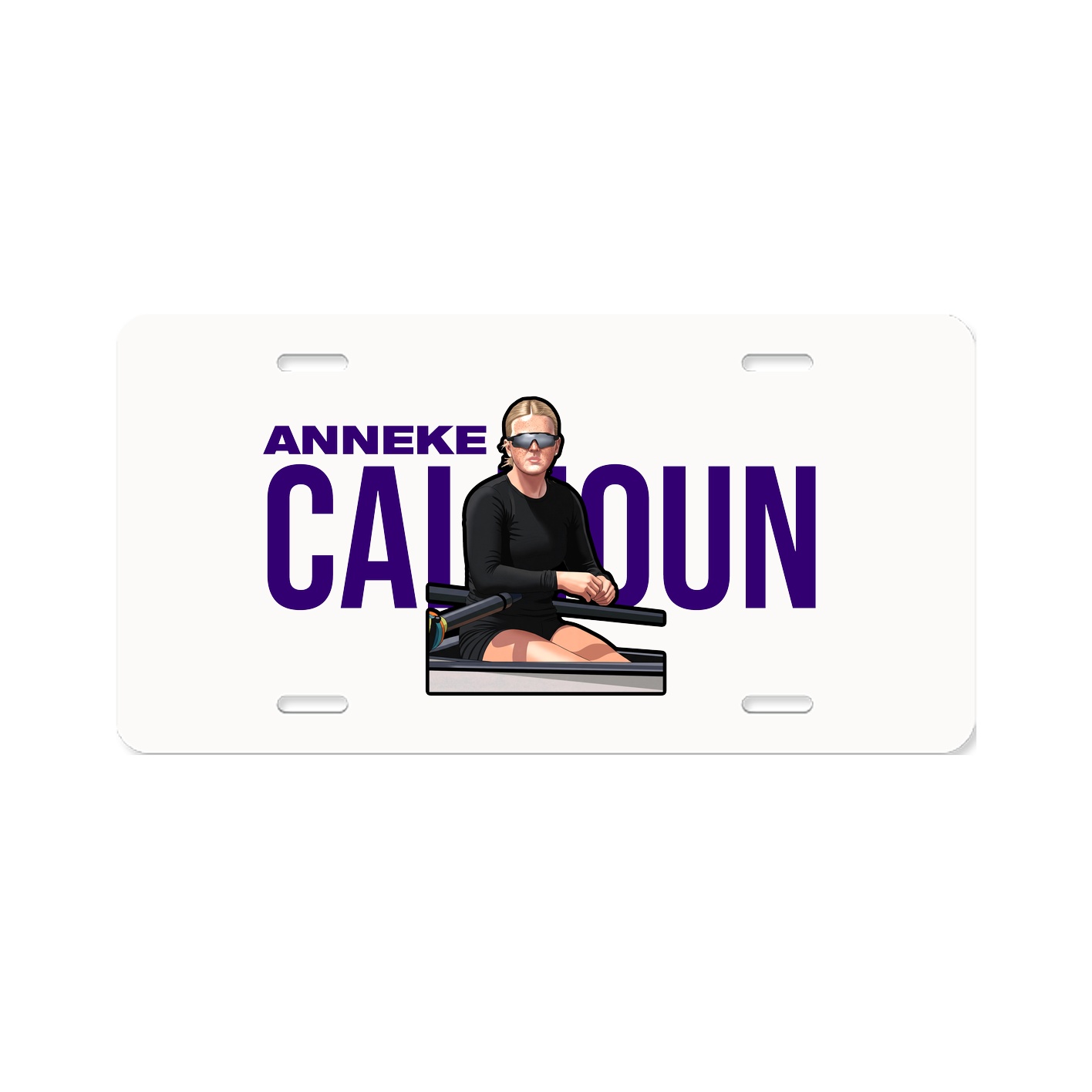 License Plate — Player Name in Classic
