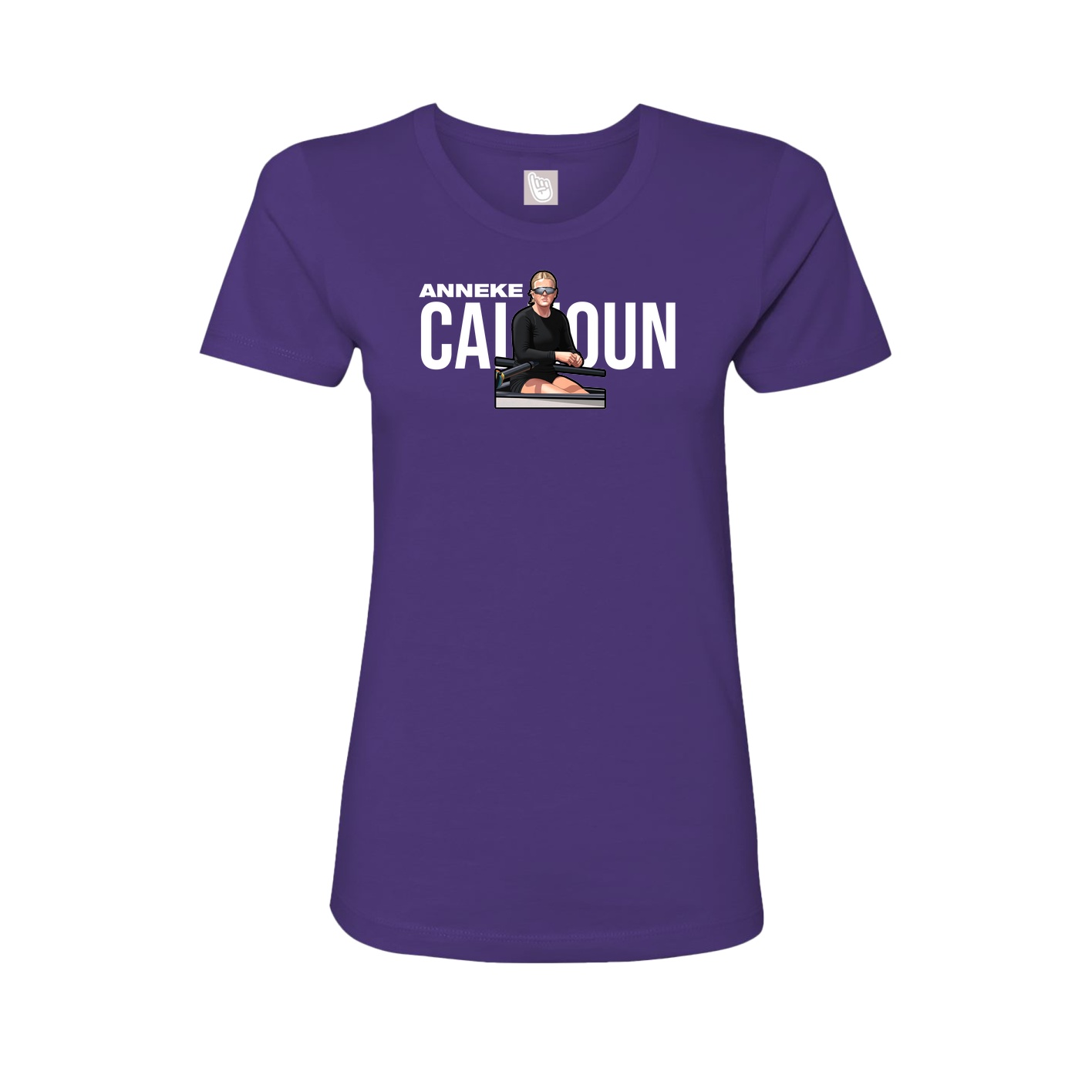 Womens Tee — Player Name in Purple