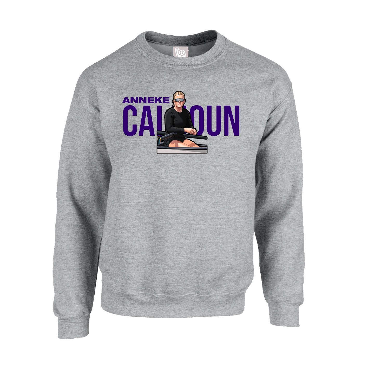 Fleece Crew — Player Name in Grey