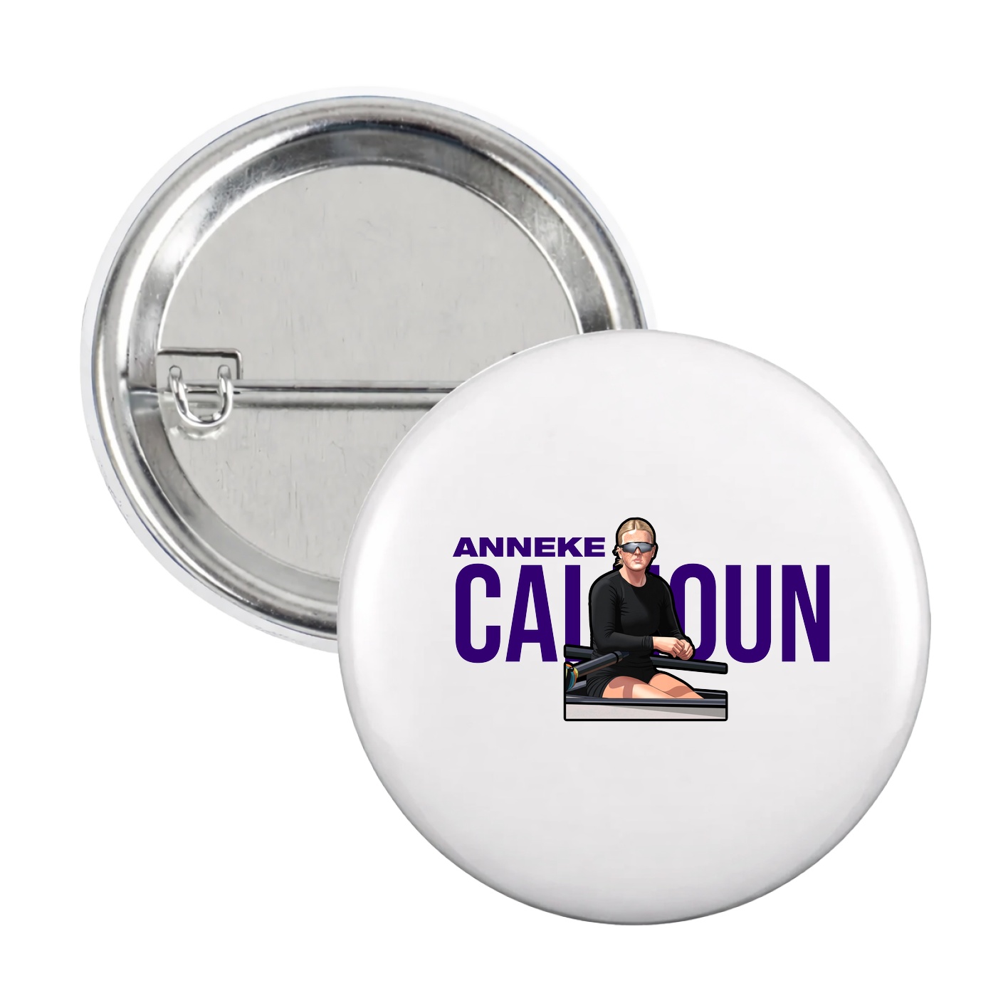 Game Day Button — Player Name in White