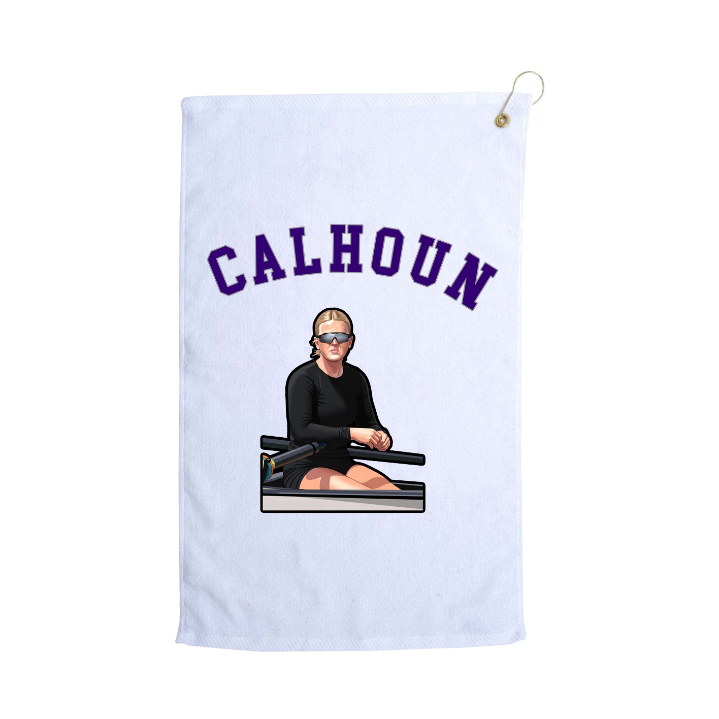 Golf Towel — Shirsey Arch in White
