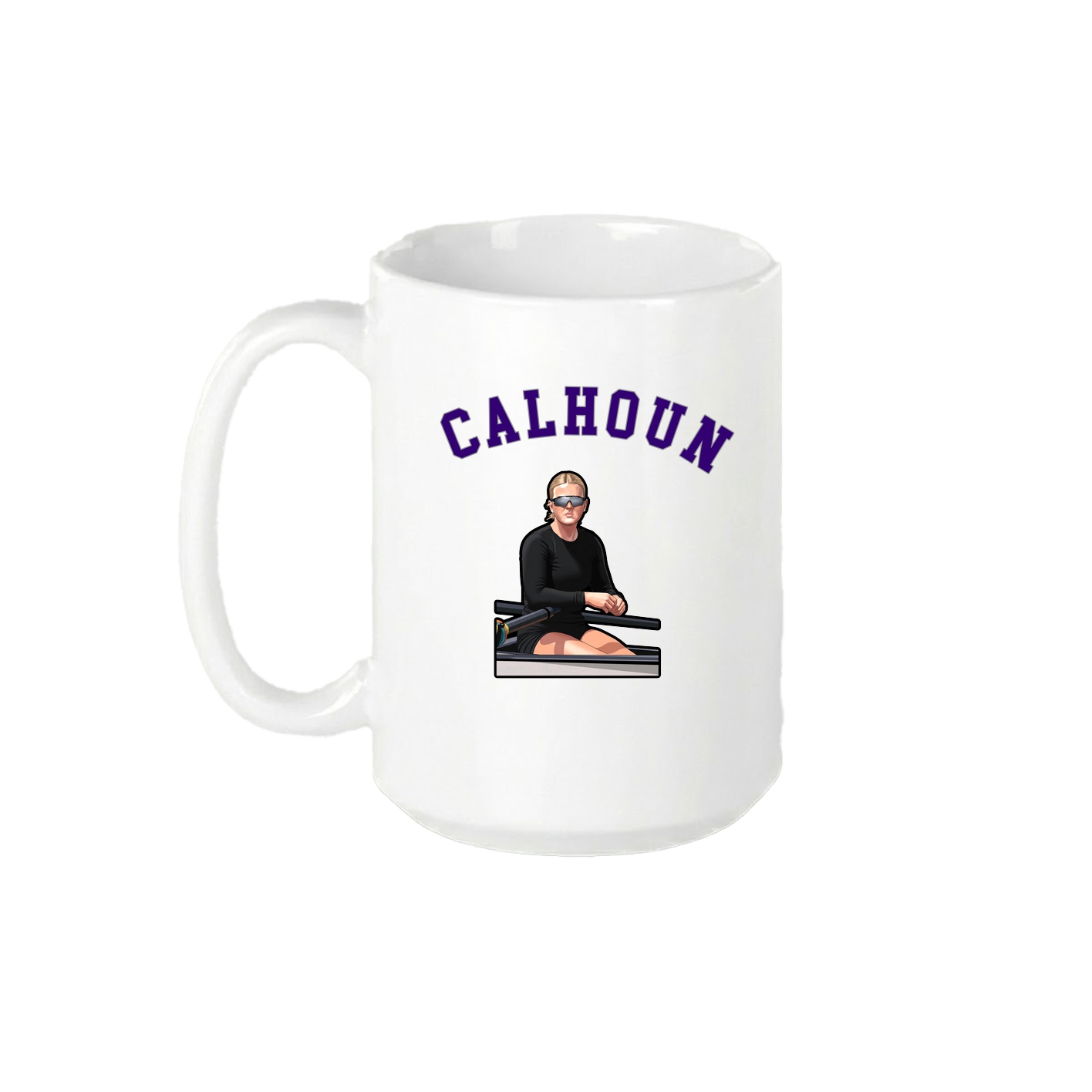 15oz Coffee Mug — Shirsey Arch in White