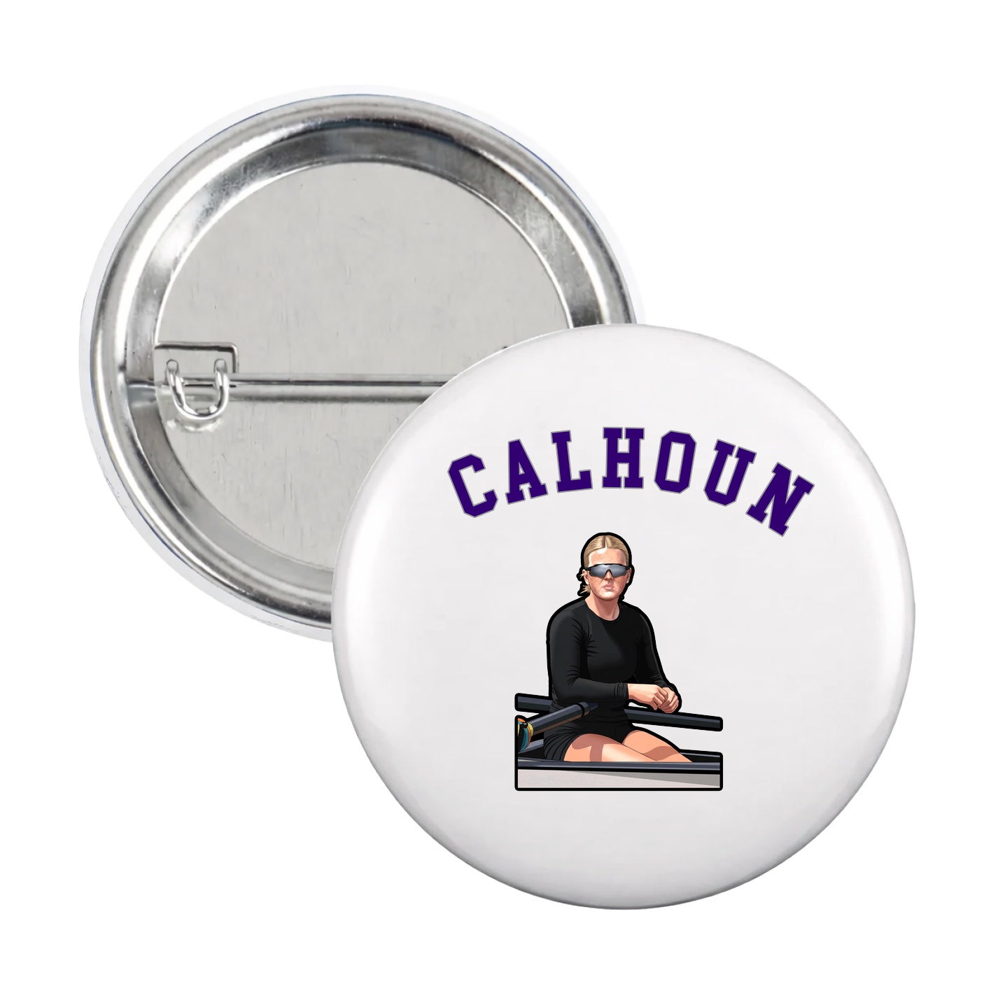 Game Day Button — Shirsey Arch in White