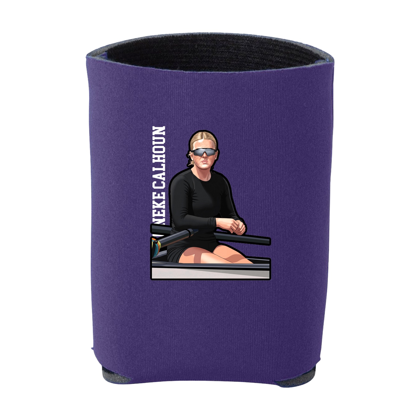 Can Holder — Name Vertical in Purple