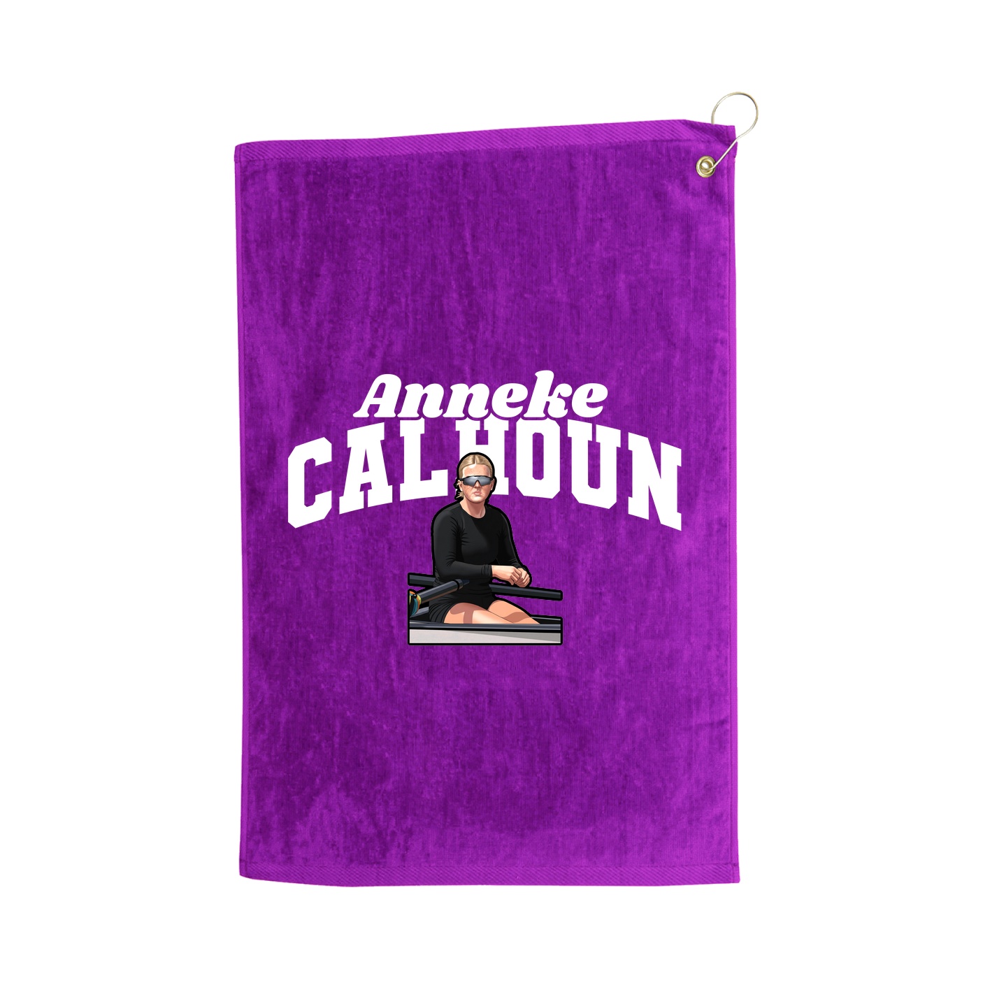 Golf Towel — Signature Arch in Purple