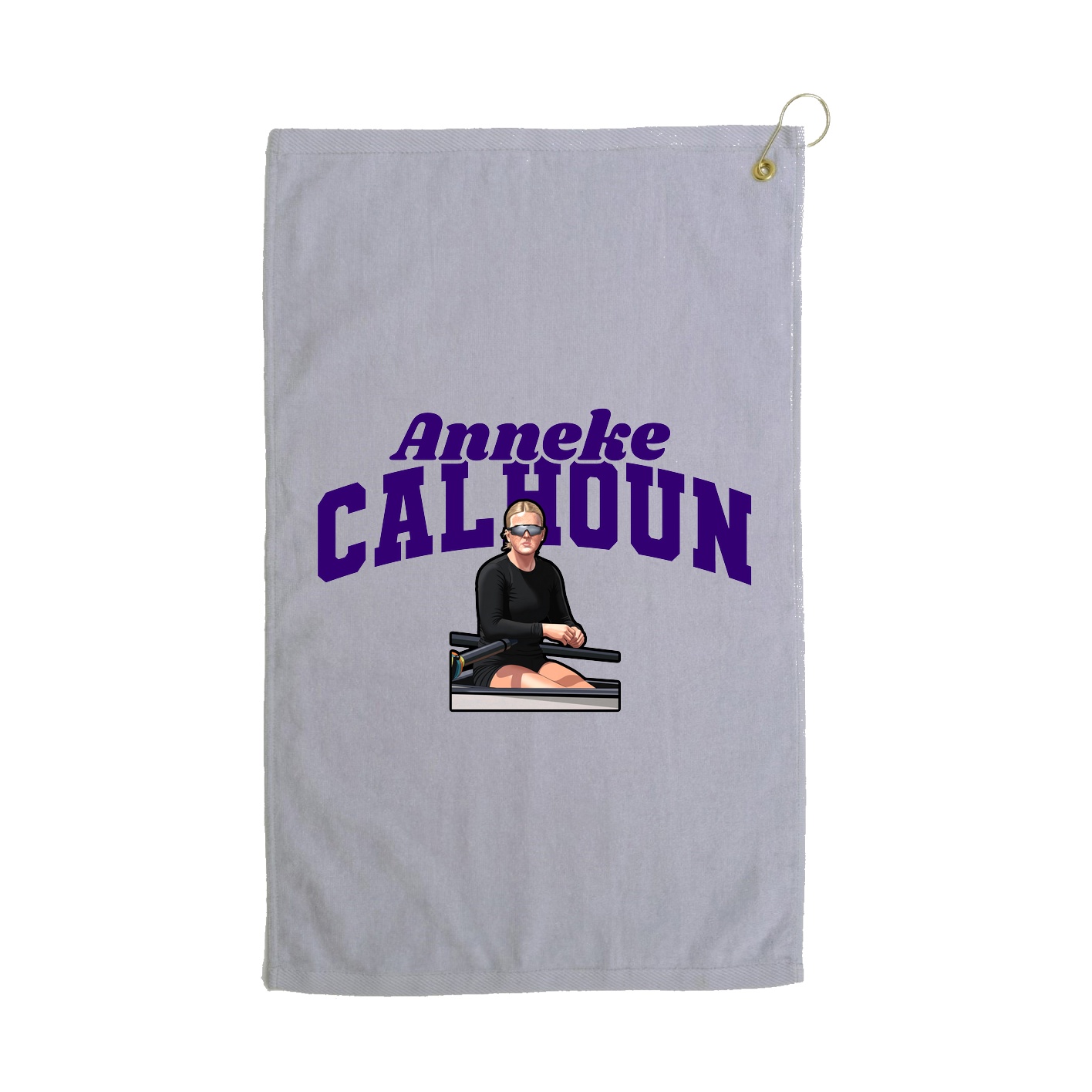 Golf Towel — Signature Arch in Grey