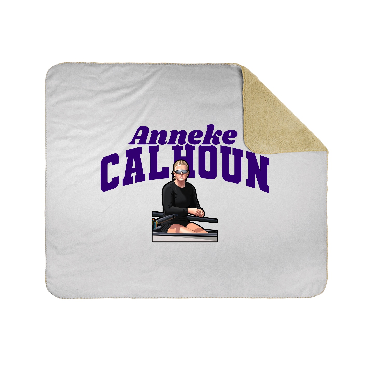 Throw Blanket — Signature Arch in White