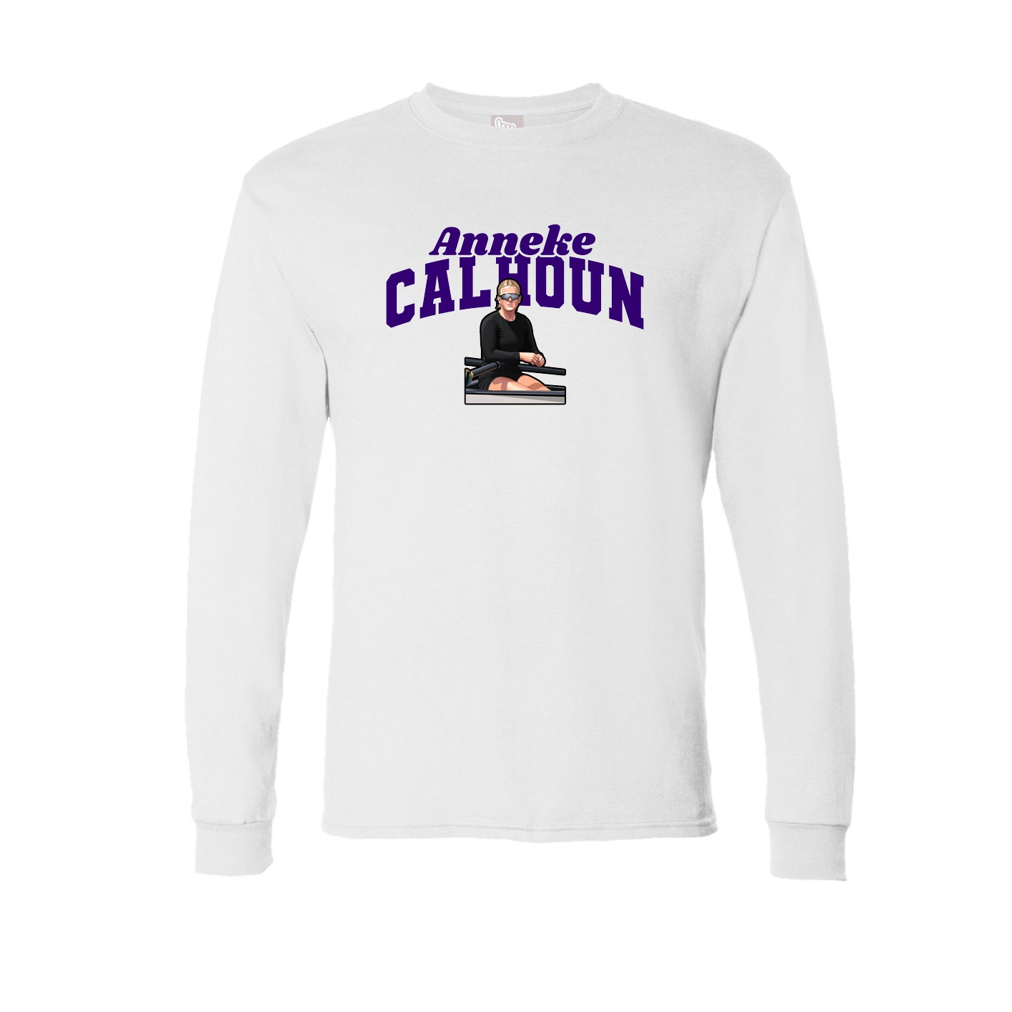 Long Sleeve Tee — Signature Arch in White